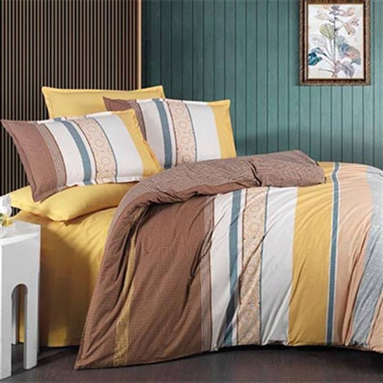 SAREV RANFORCE ÇİFT KİŞİLİK NEVRESİM TAKIMI BAZAAR PRİMOS TABA