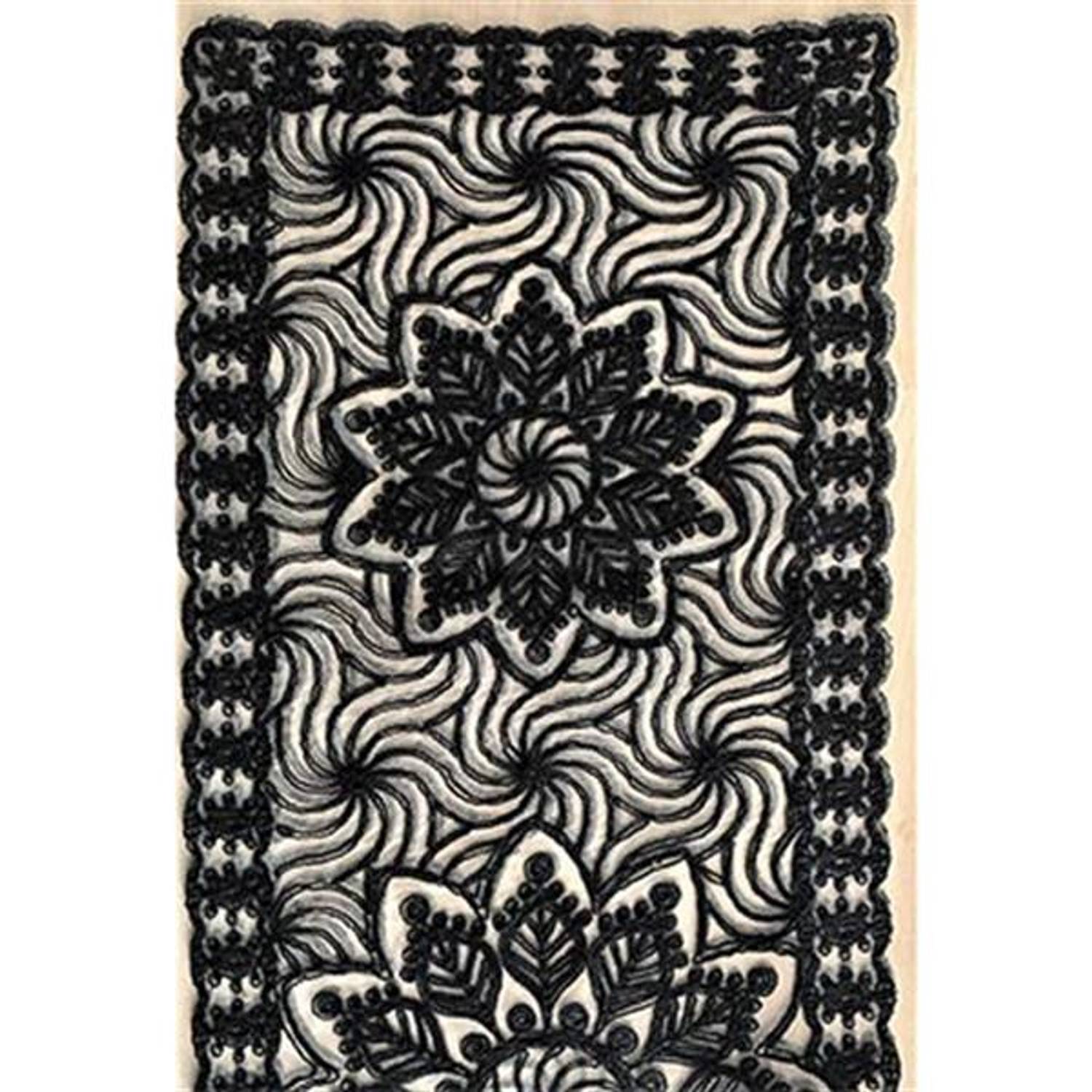 ATAK TEK RUNNER KORDONLU SİYAH