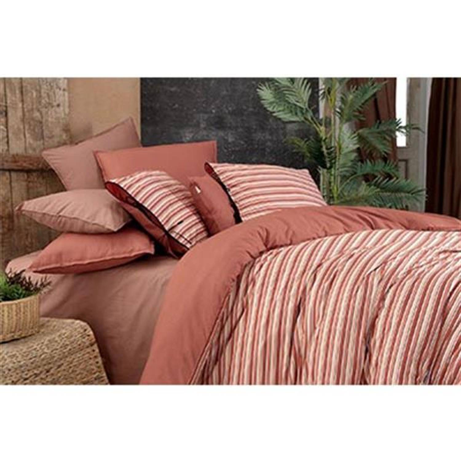 SAREV PERCALE KING FOR YOU BEDDING SET MERİDA TABA