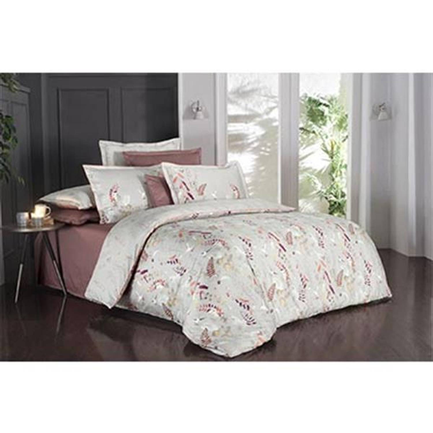 Sarev Exclusive Double Duvet Cover Set Jacquard Martina Beige