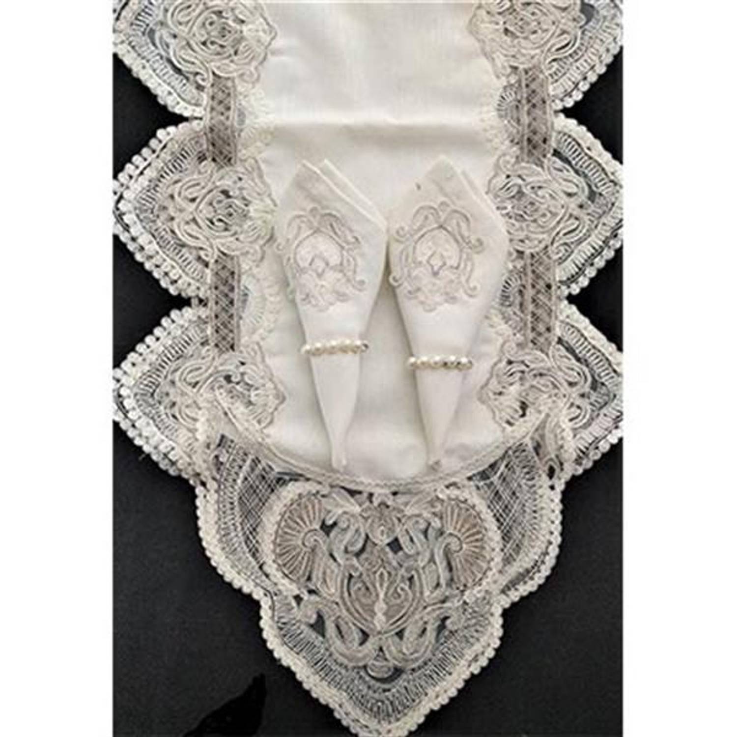 Atak Runner Table Set Crown Cream-Mink