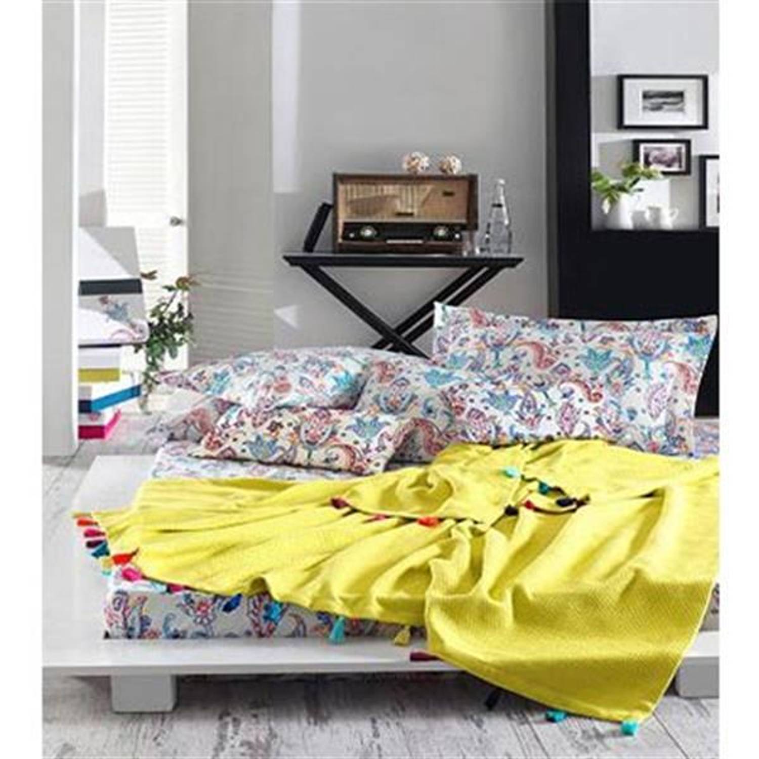 Комплект покрывал "Доброй ночи Стамбул" для двуспальной кровати Style Up, желтый