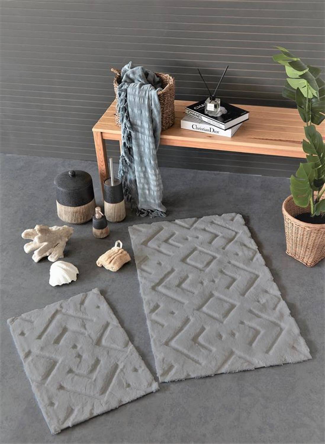 Good Night Istanbul Toilet Set Mors Light Gray