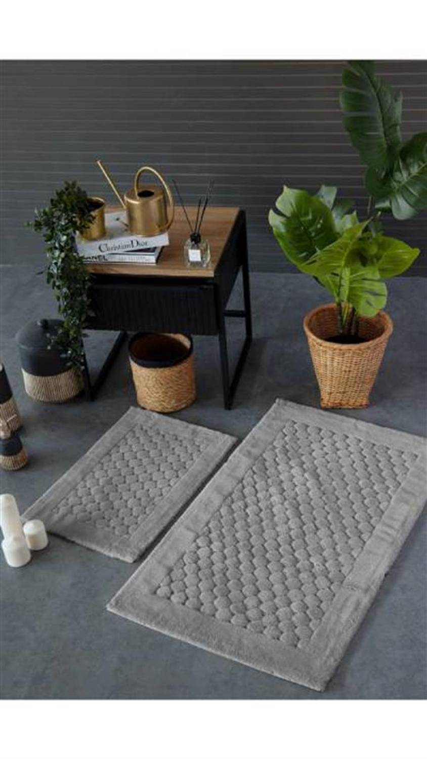 Good Night Istanbul Toilet Set Poil Light Gray