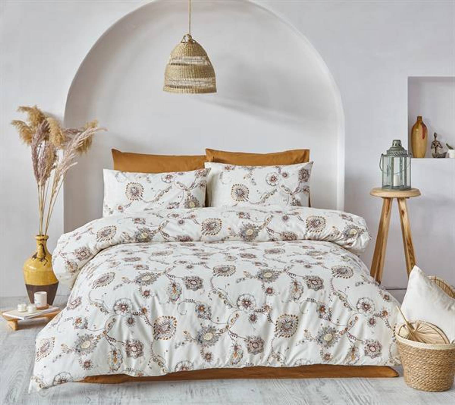 İyi Geceler İstanbul Çift Kişilik Nevresimli Pike Takımı Alesta