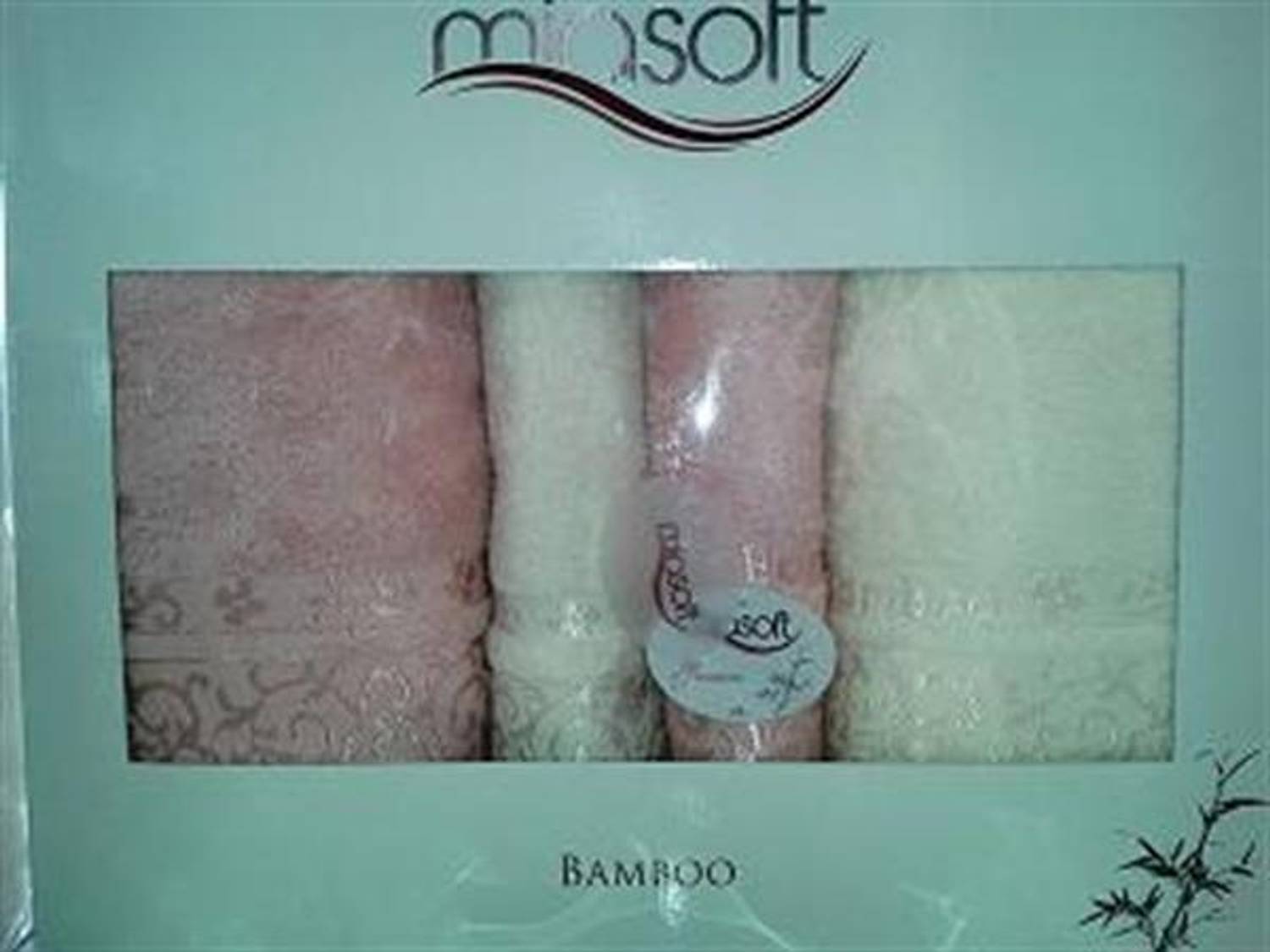 Комплект полотенец для лица и рук Pupilla Hamam Diamond Розовый-Кремовый