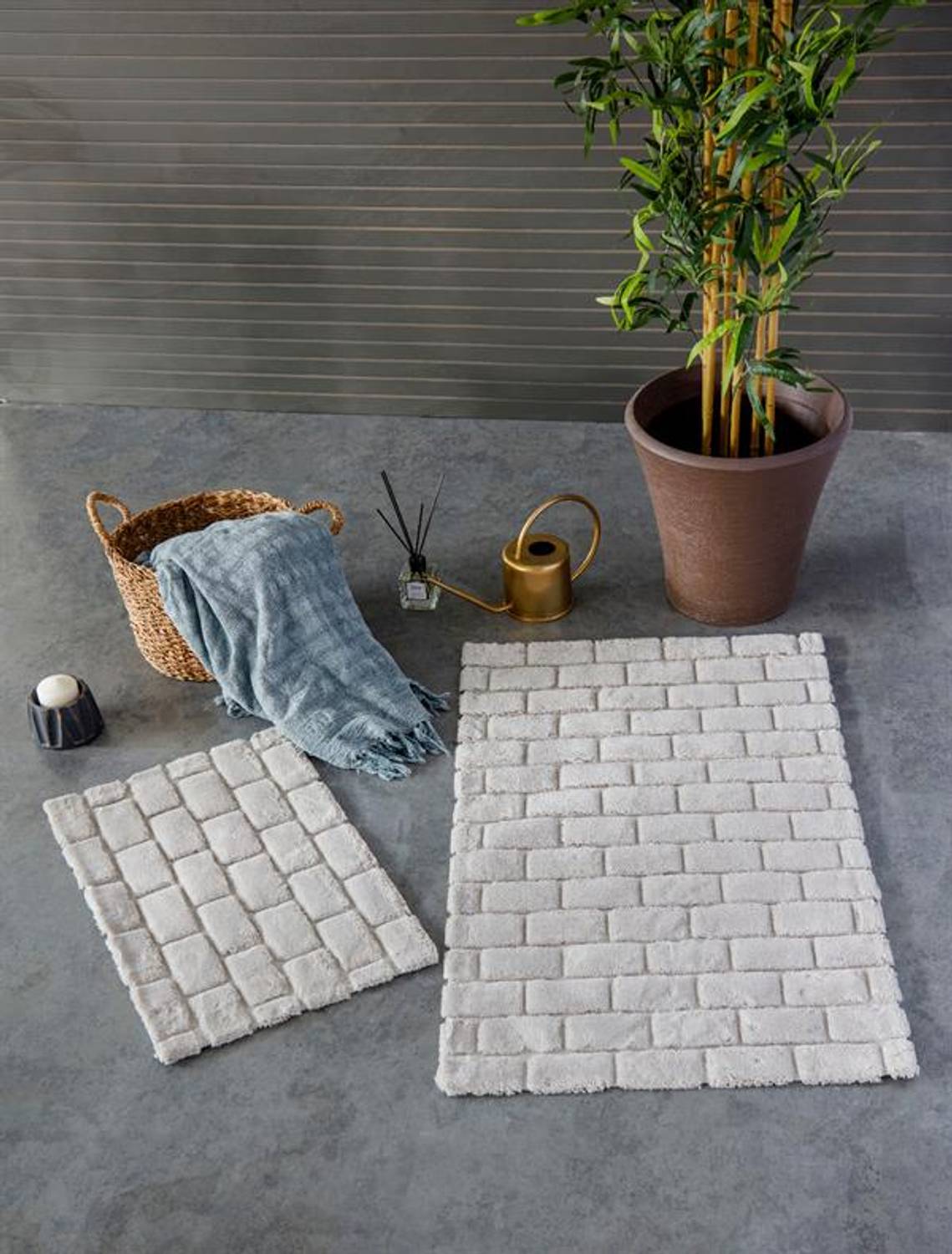 Good Night Istanbul Toilet Set Wall Light Gray