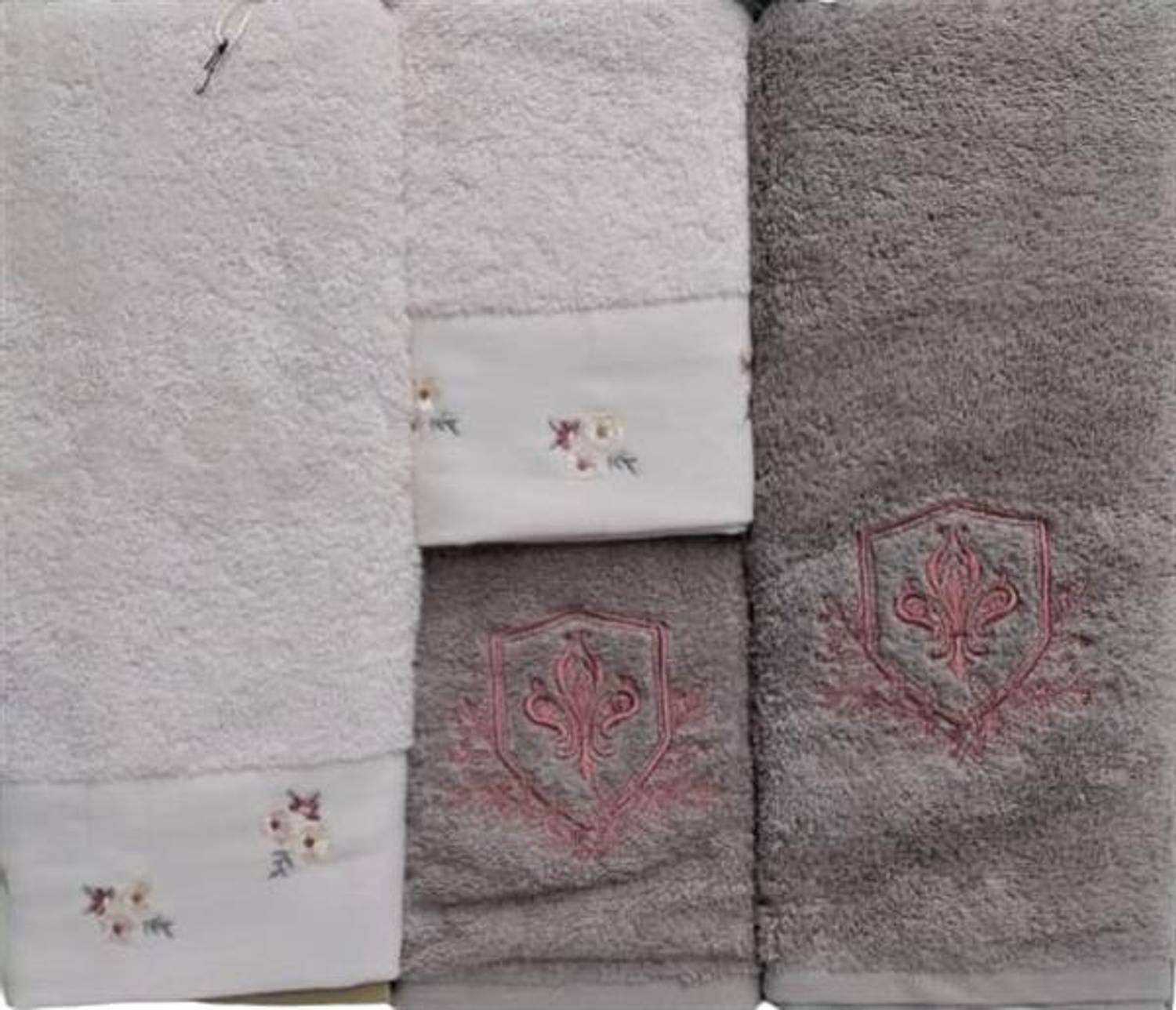 Набор для ванной "Доброй ночи, Стамбул" Lovely в цветах пудровый и пурпурный