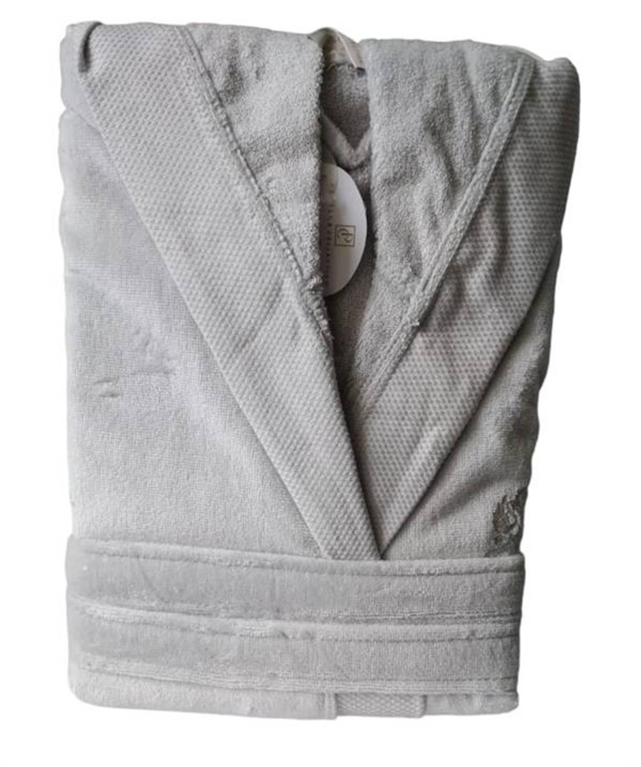 Халат Pupilla з капюшоном Monaco, світло-сірий, великий розмір