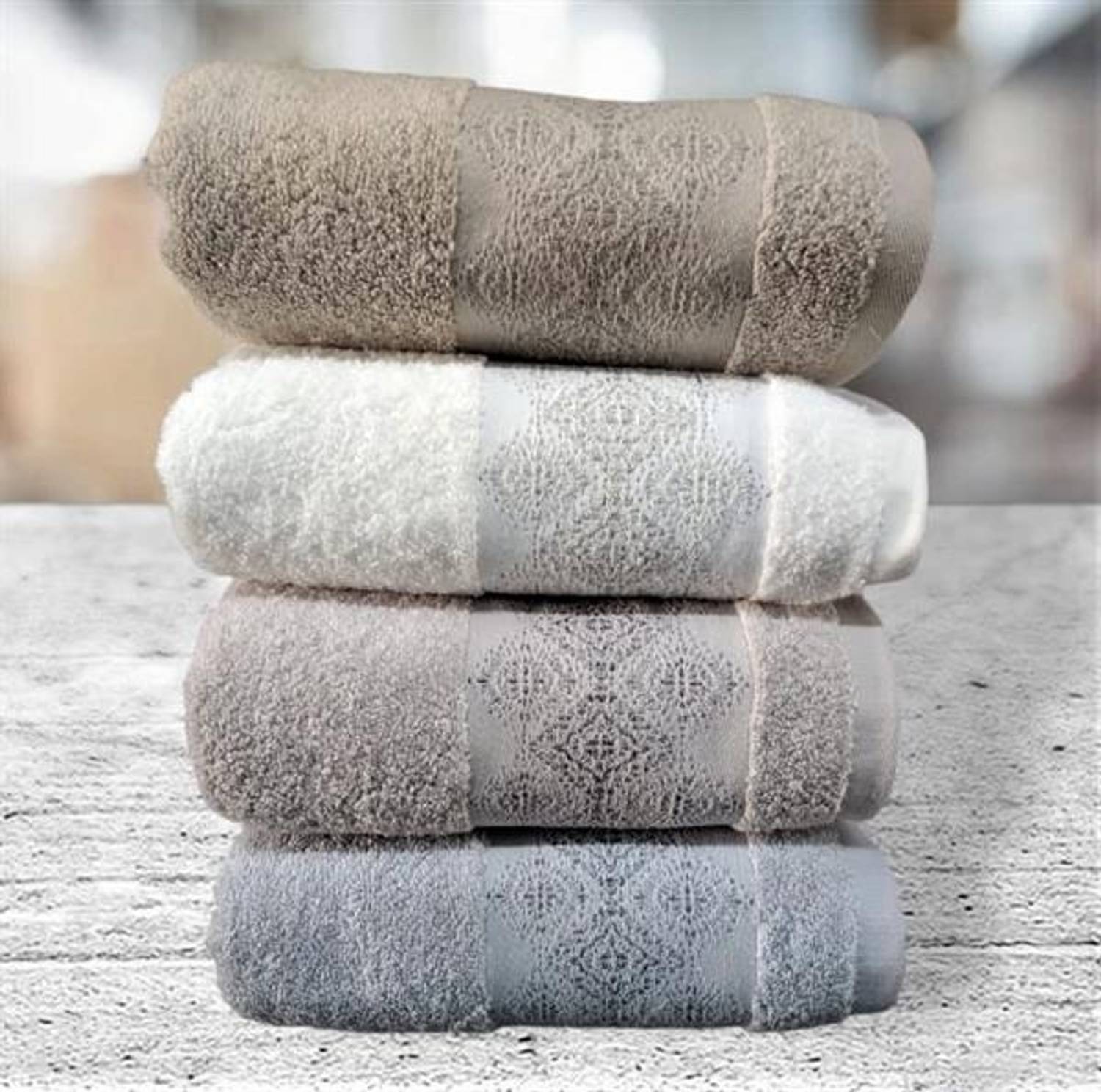 Pupilla 4'lü Havlu 50*90 Mısır 