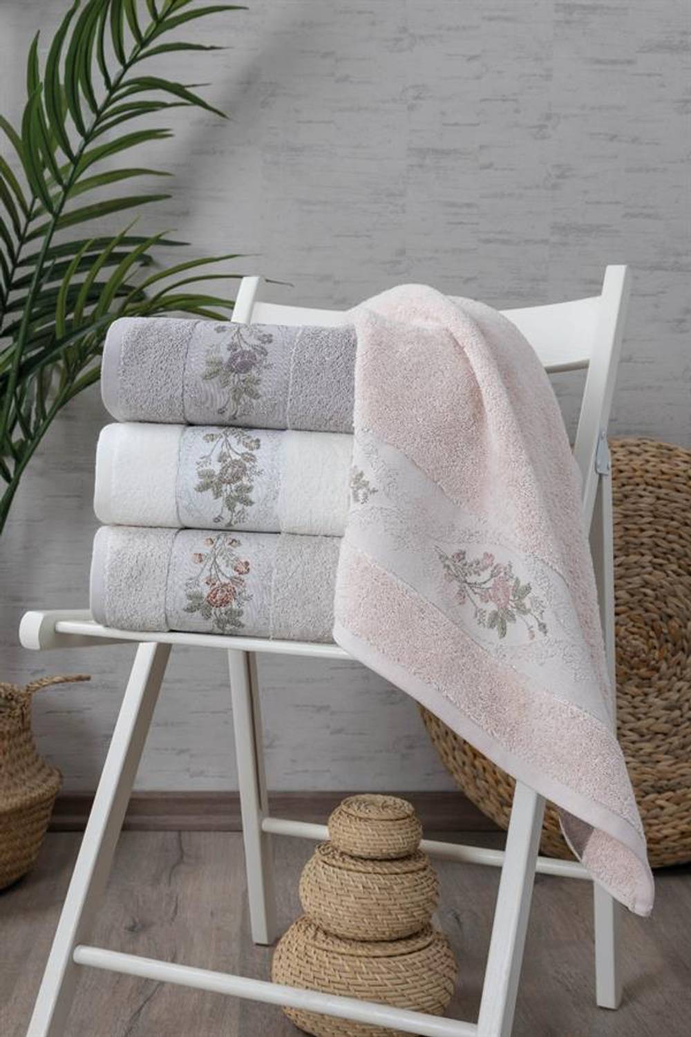 Набор из 4-х полотенец Pupilla 50x90 см для лица и рук