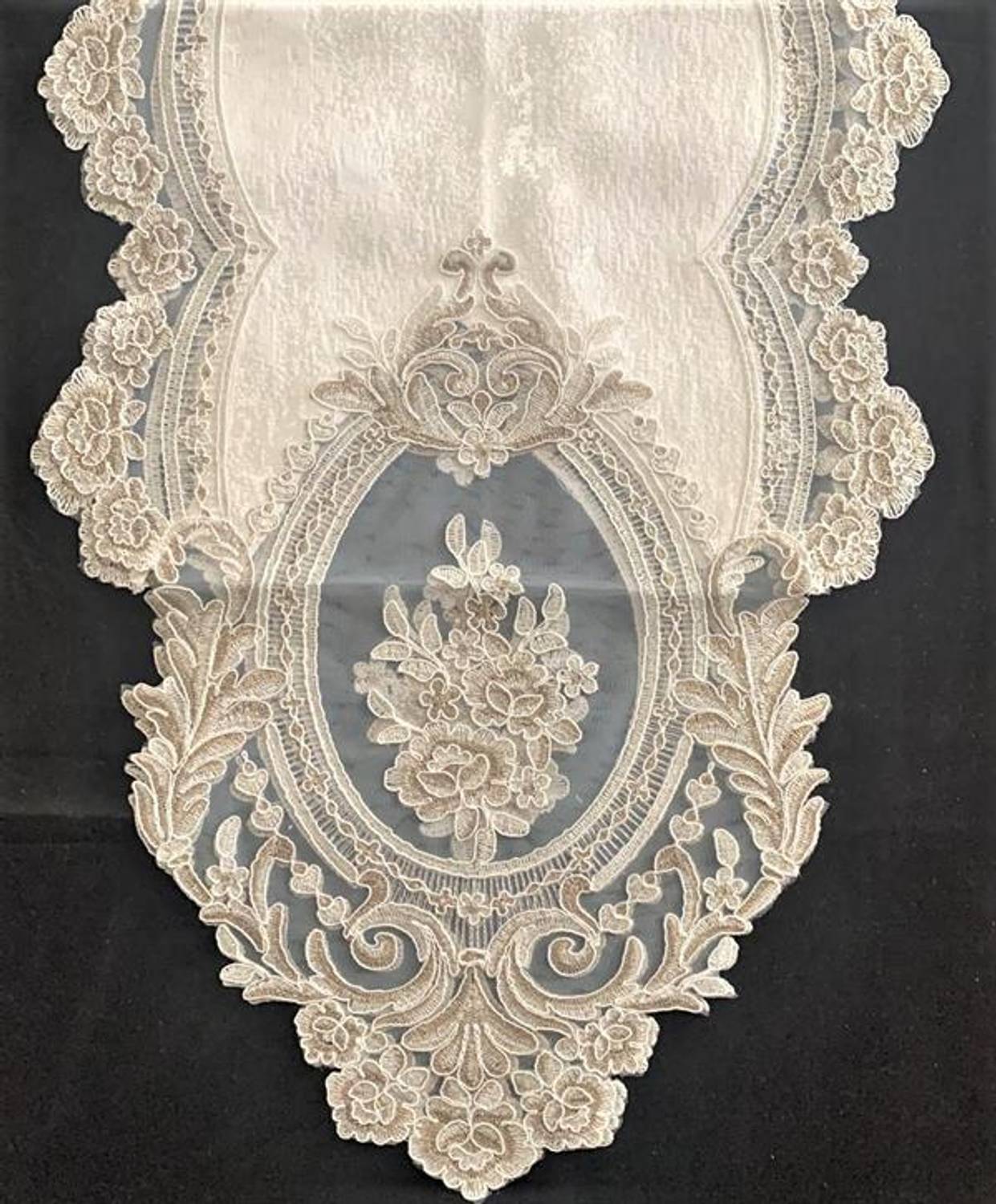 Türkşi 5 Piece Living Room Set Luxury Roza Mink