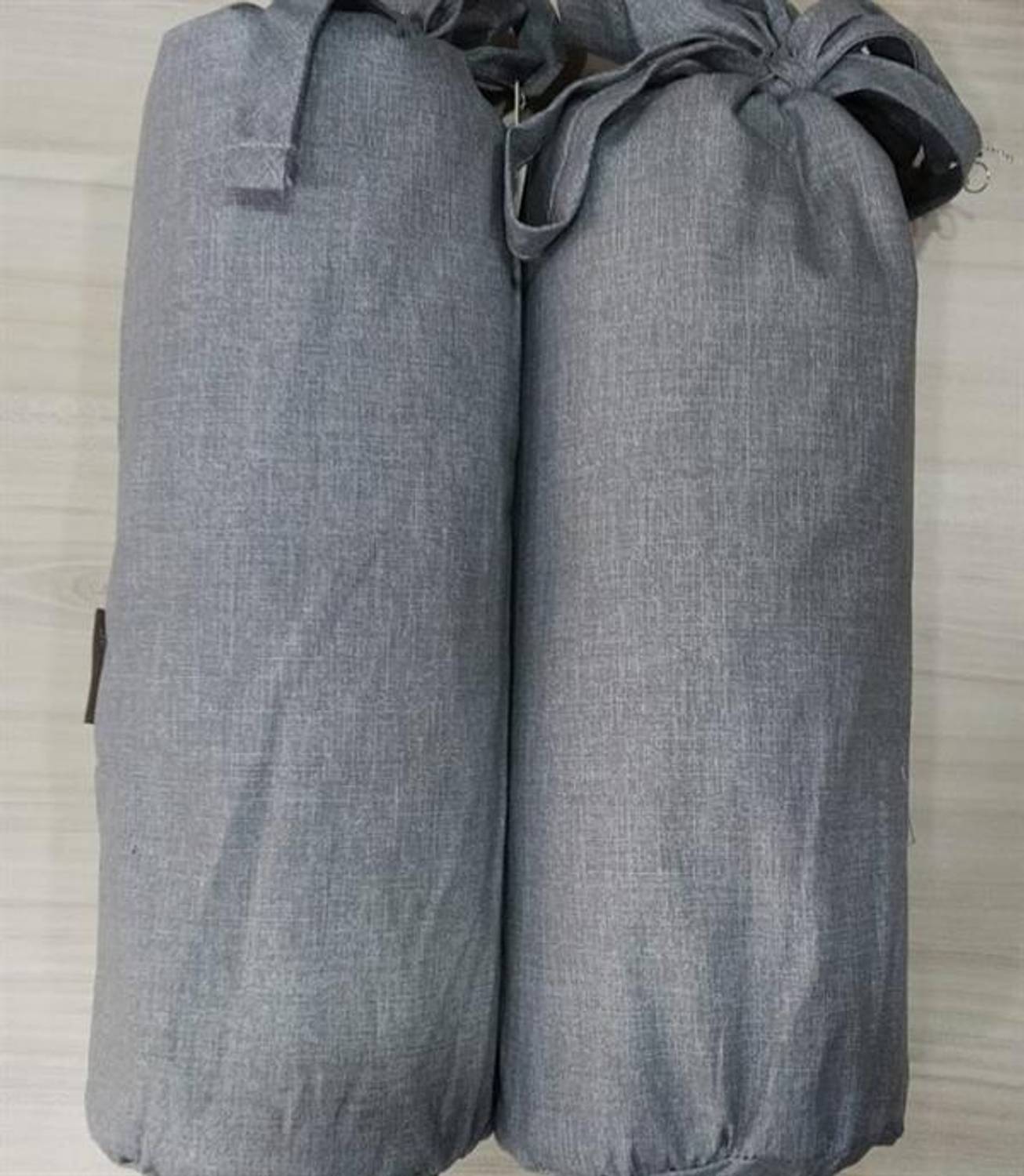 Комплект натяжных простыней для двухместной кровати Bazaar Teo Серый