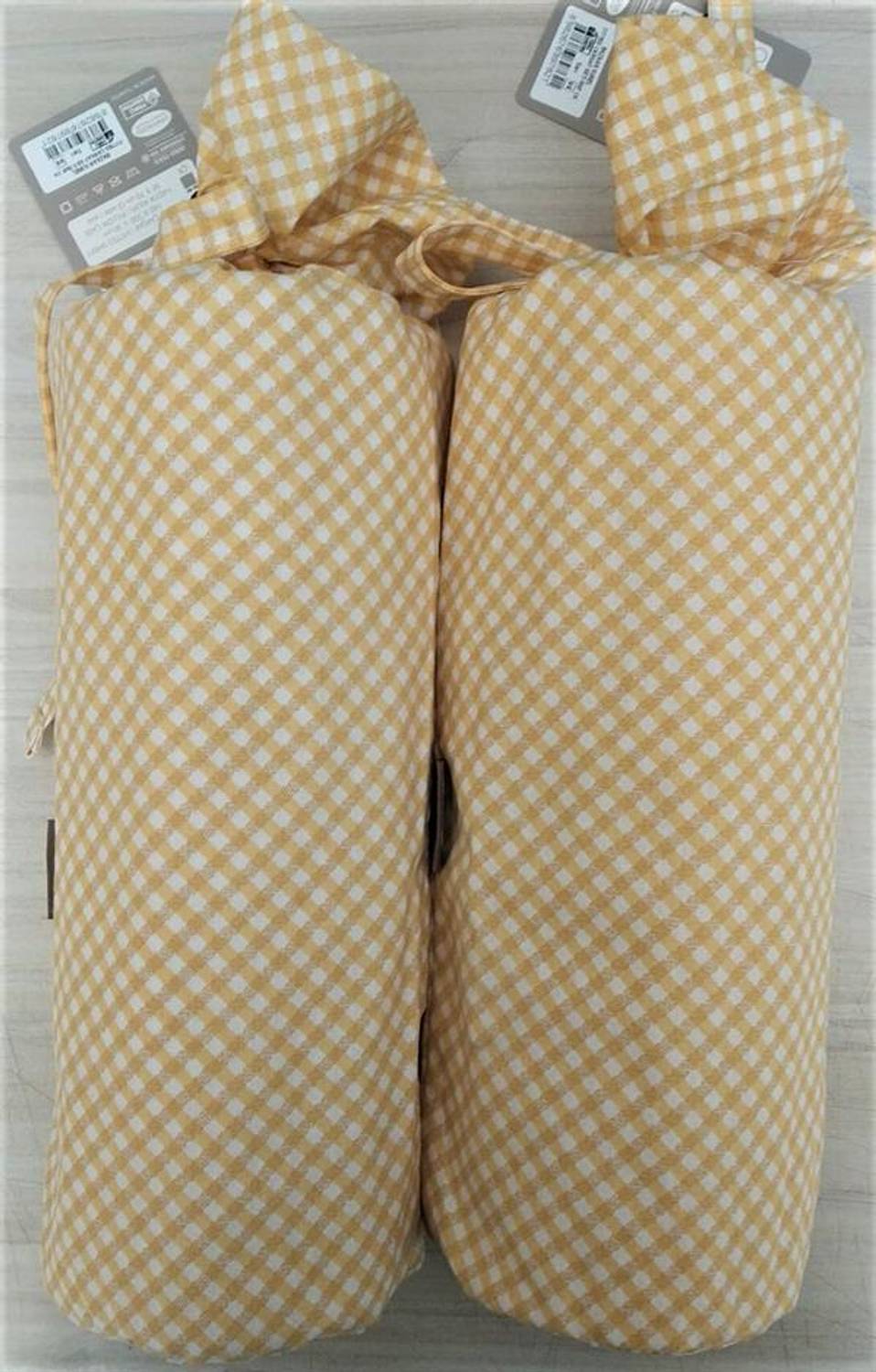 Комплект простиралу з пружинами Bazaar Sorel жовтий для одного спального місця