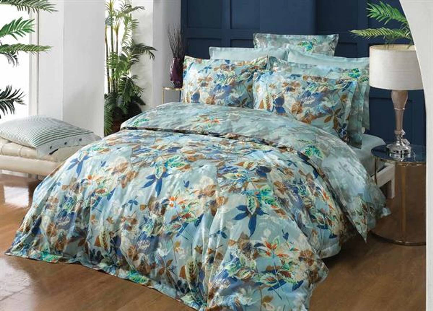 Sarev Exclusive Double Duvet Cover Set Emily Green