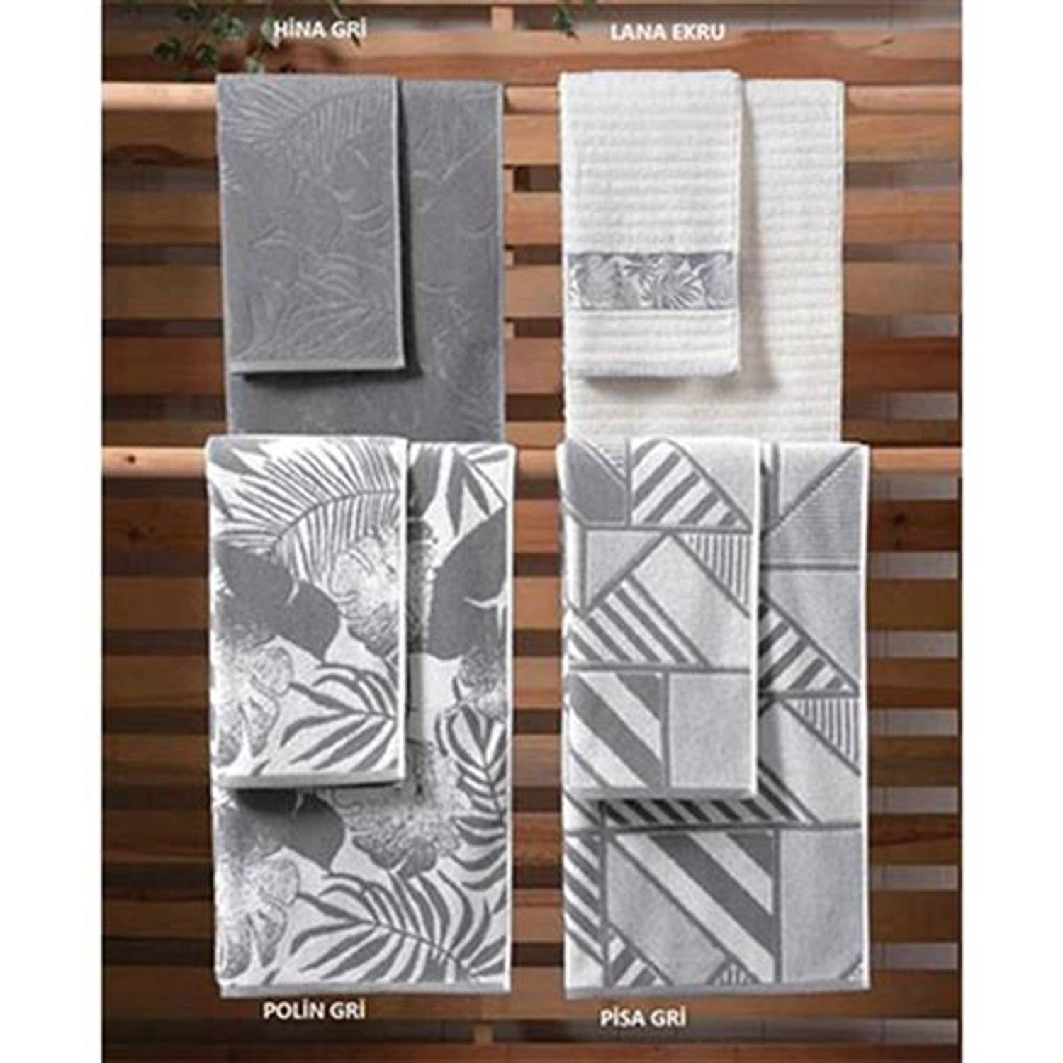 Полотенце для лица и рук Sarev 50*90 см Пиза серое