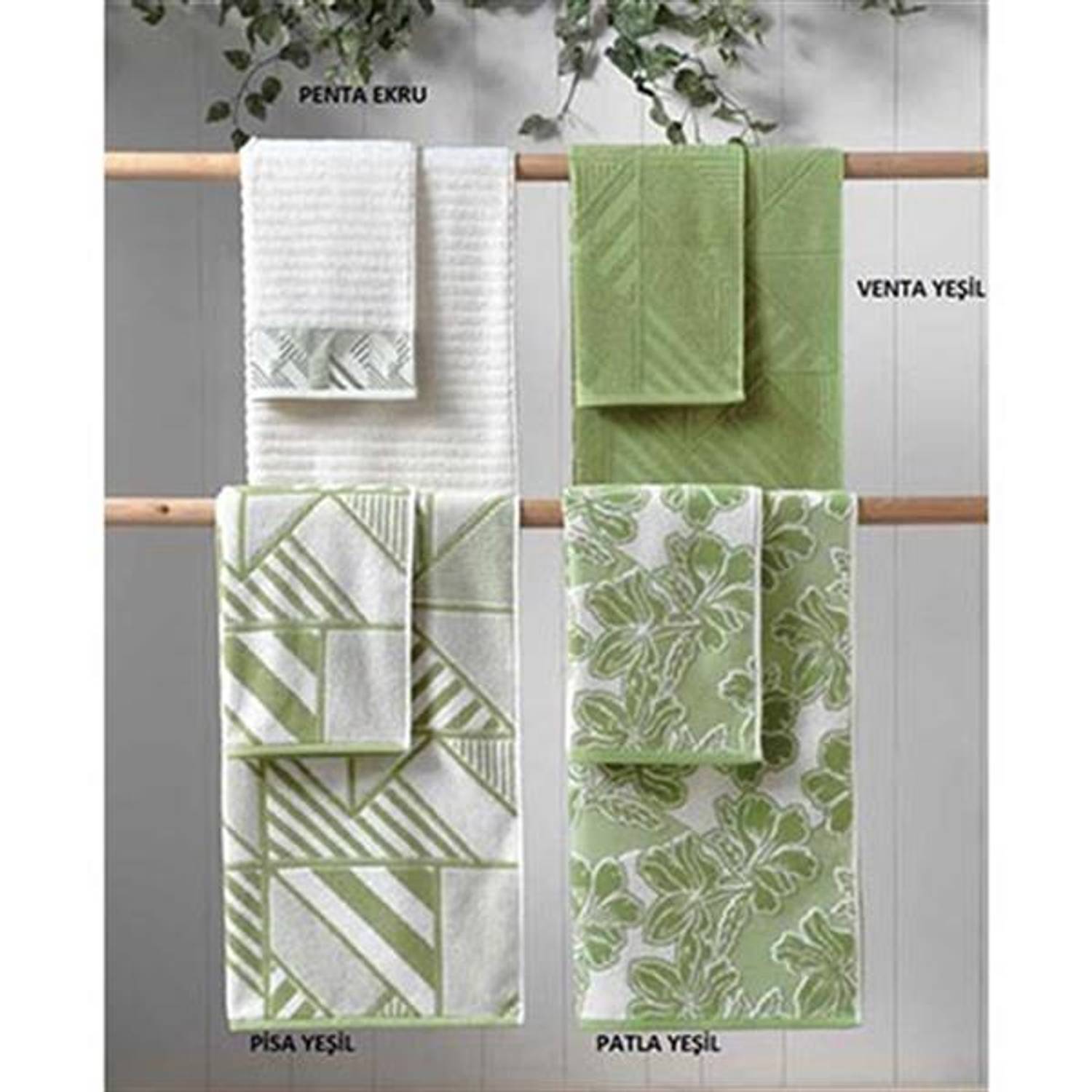 Сухий рушник Sarev для ванни 80*150 см зеленого кольору