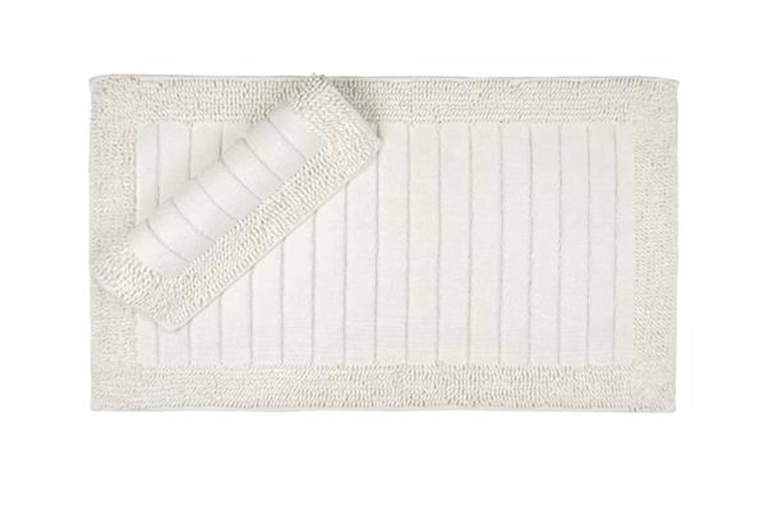 Кремовий набір туалетного текстилю Maco з макаронними смужками