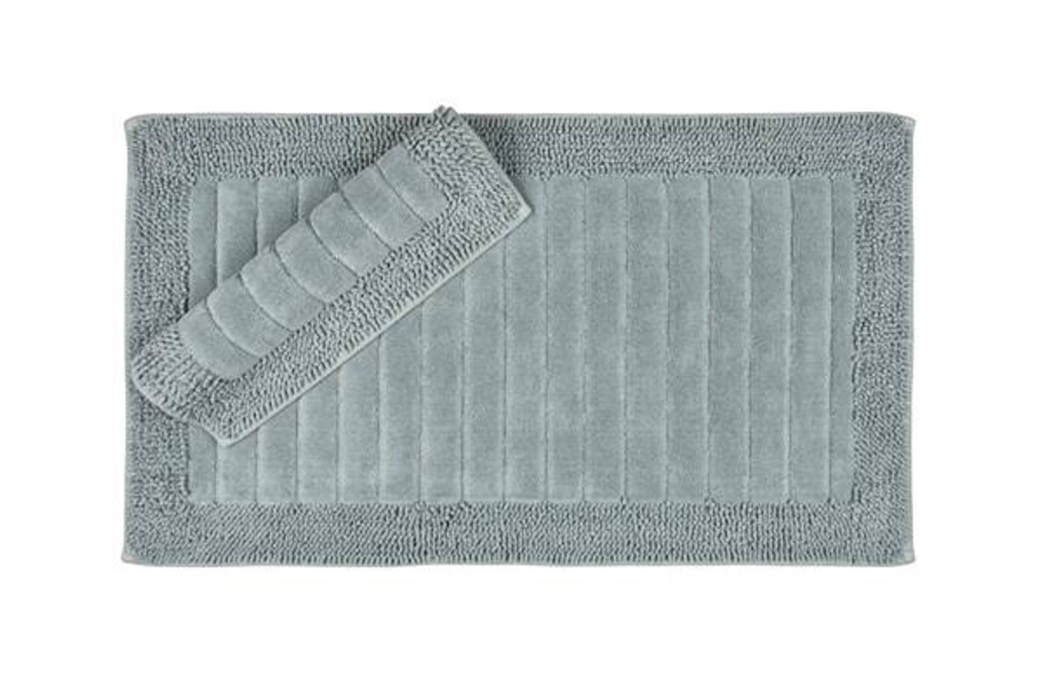 طقم تواليت ماكو قطن معكرونة أنثراسايت مخططة