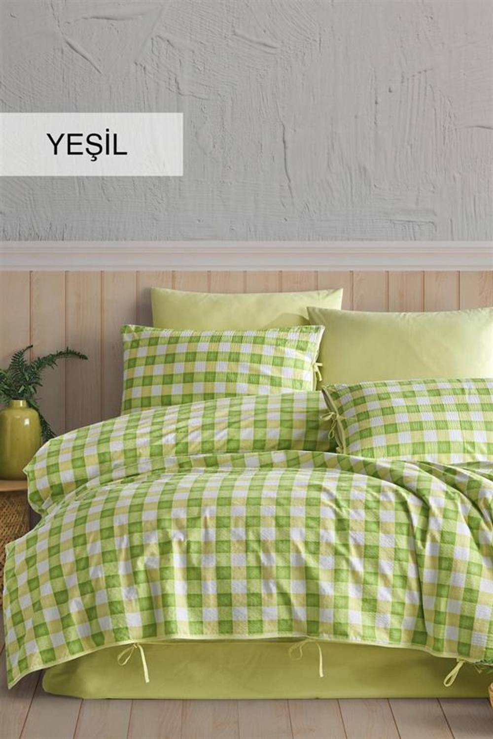 Good Night Istanbul Go Free Single Duvet Cover Set Green