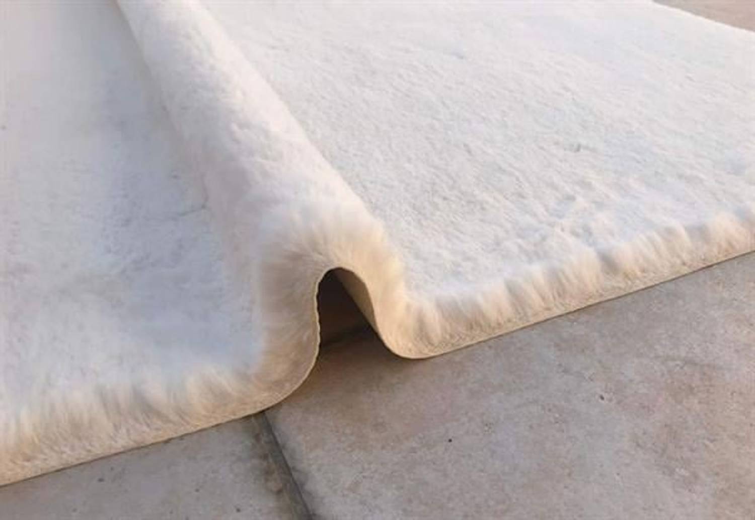 Килимок для ванної Prizma 150x200 Comfort кремового кольору