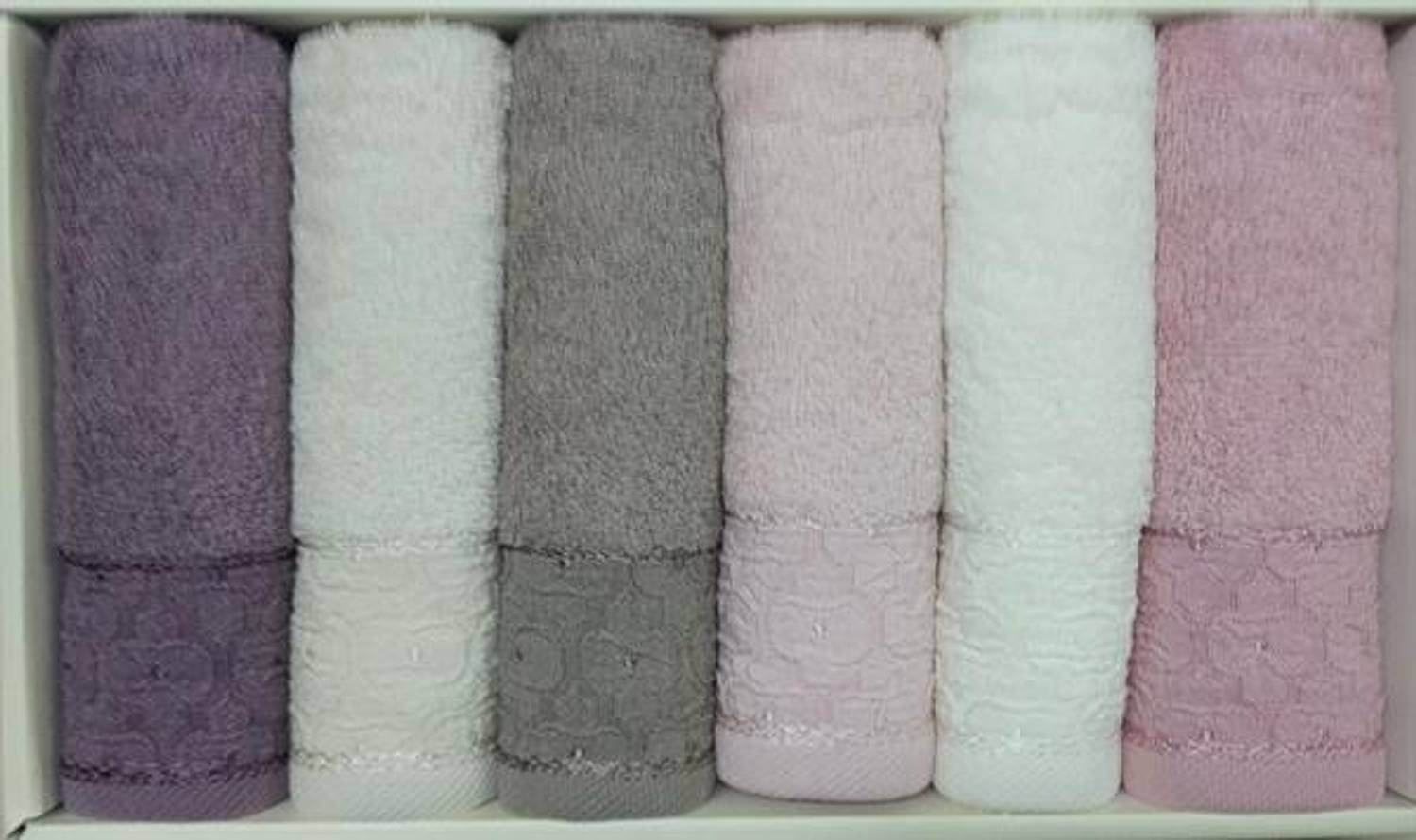 Комплект пляжних рушників Şikel 6 шт. 30*50 см у коробці Leodikeia