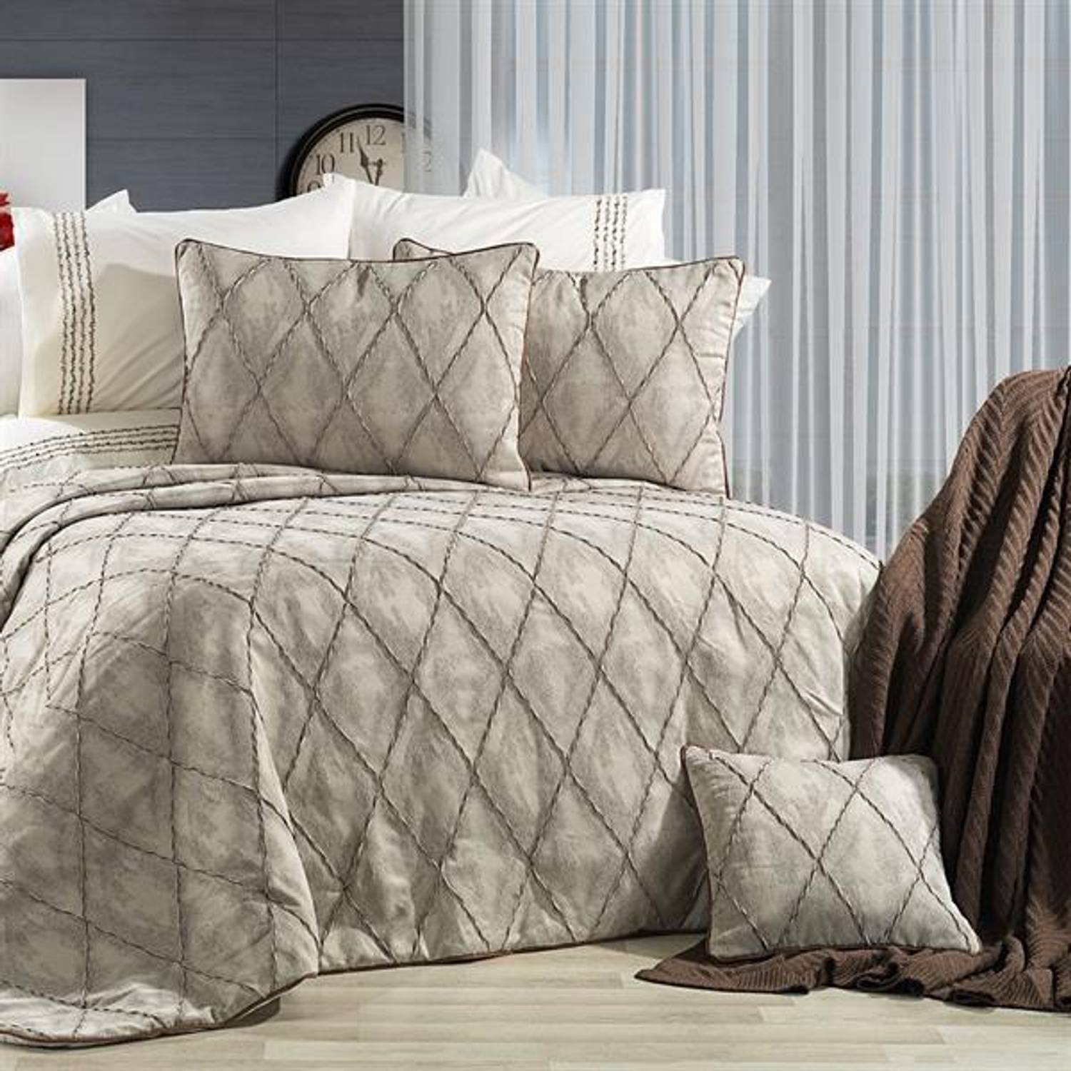 Nazik Home Dowry Set Parma Beige 11 Pieces