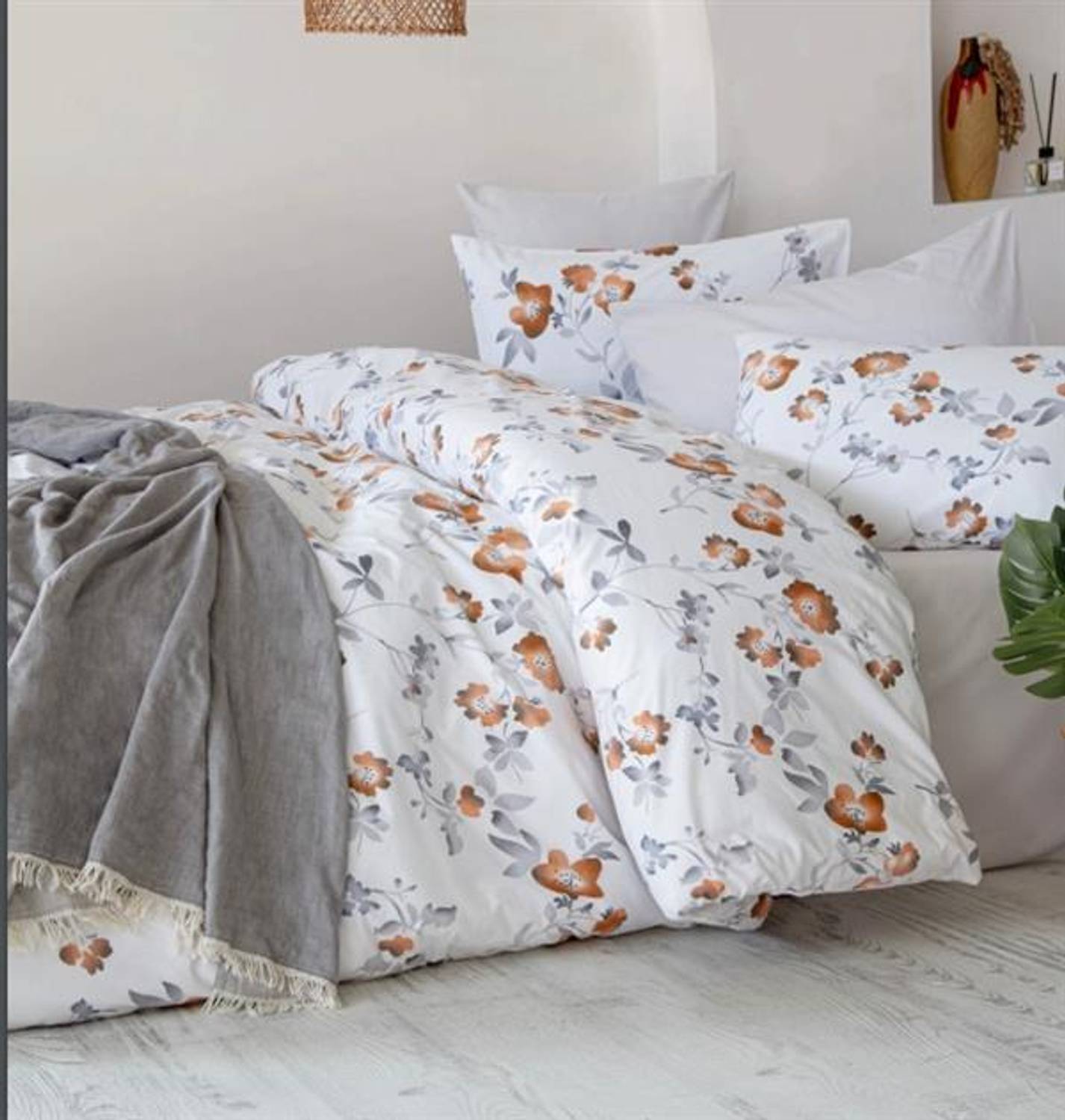 طقم غطاء لحاف مزدوج Good Night اسطنبول بيركال بني ليلي