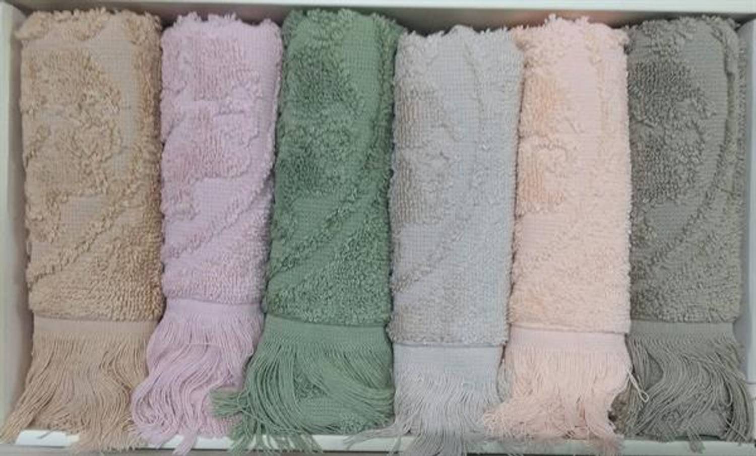 Комплект рушників Şıkel 6 шт 30*50 см в коробці Hitit