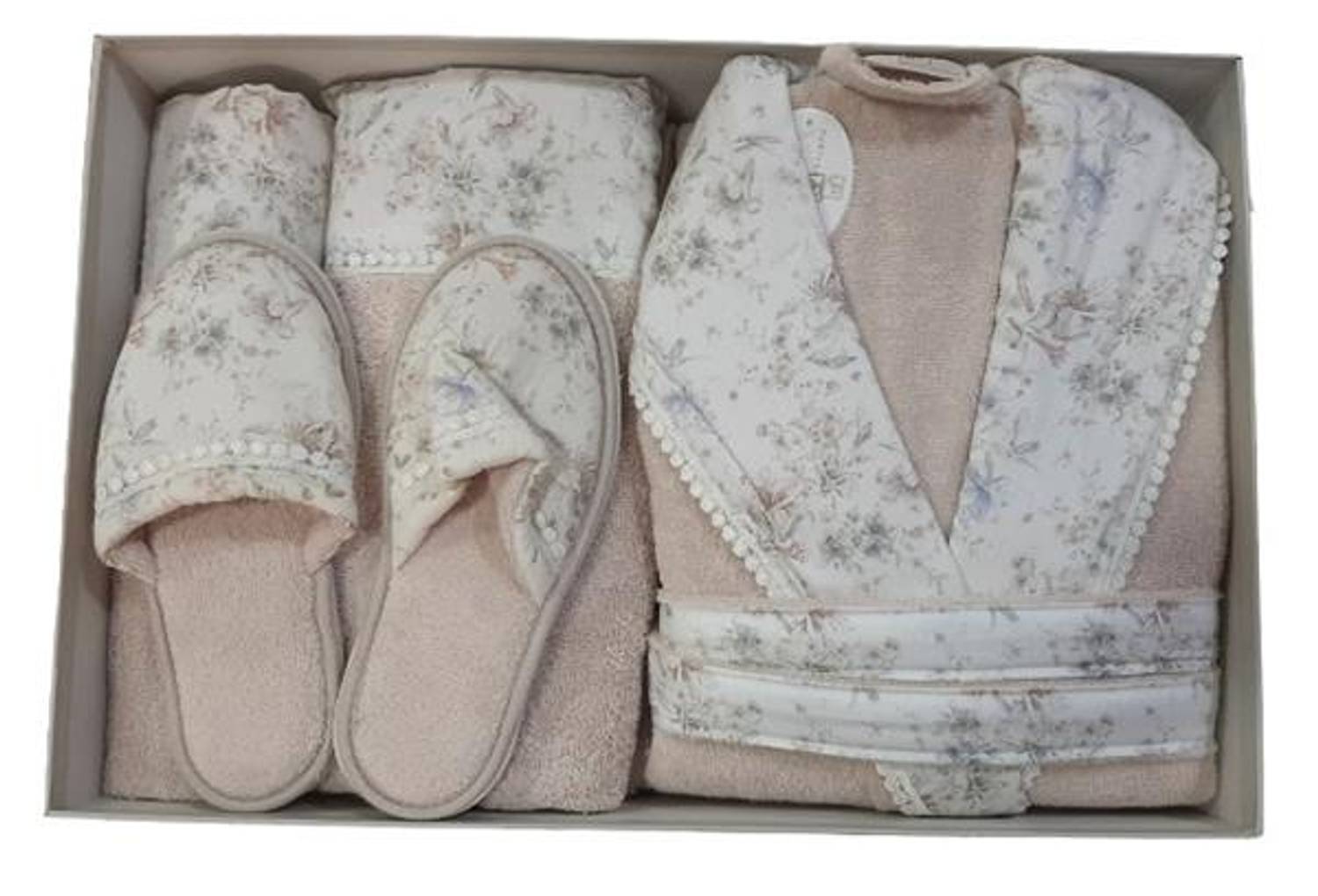 Pupilla Single Bathrobe Set Bernini Pudra