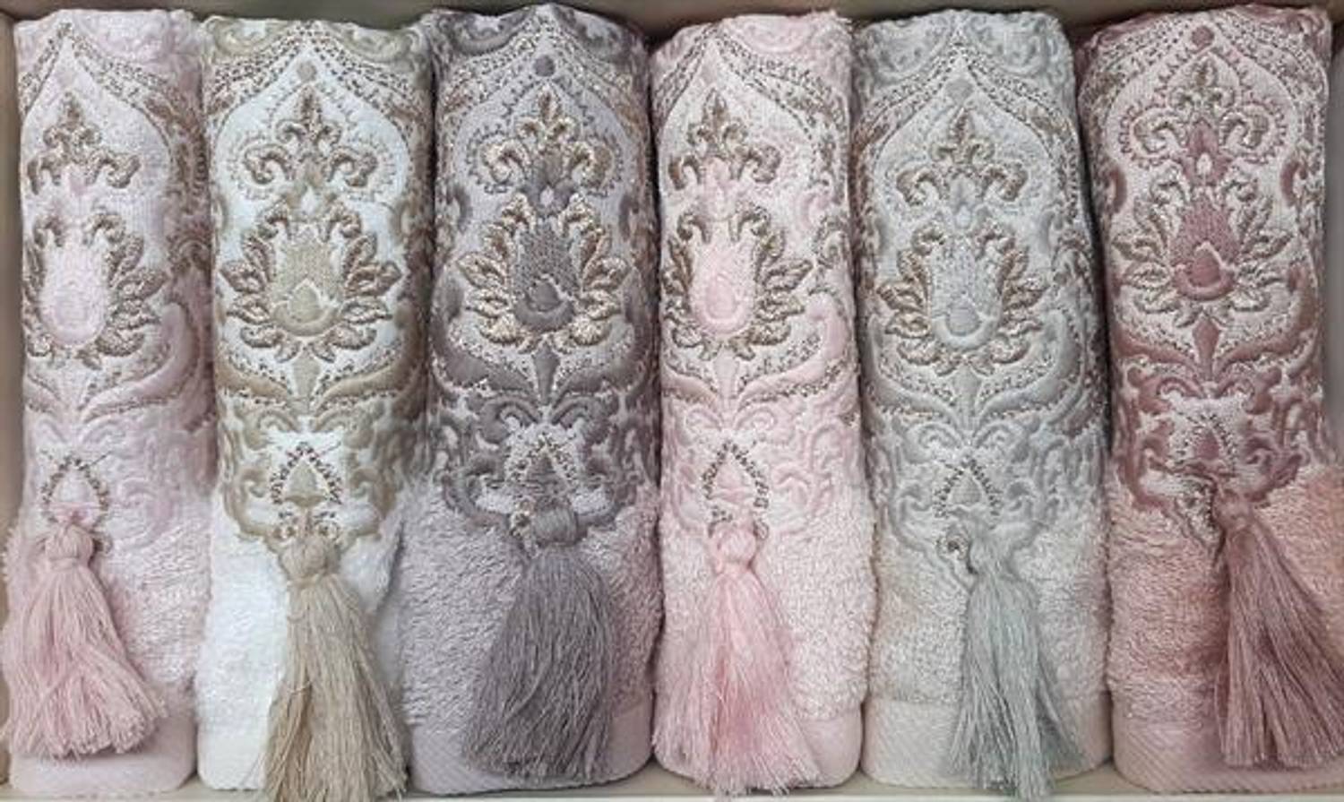 Набір з 6-ти бамбукових рушників 30*50 см Zaria