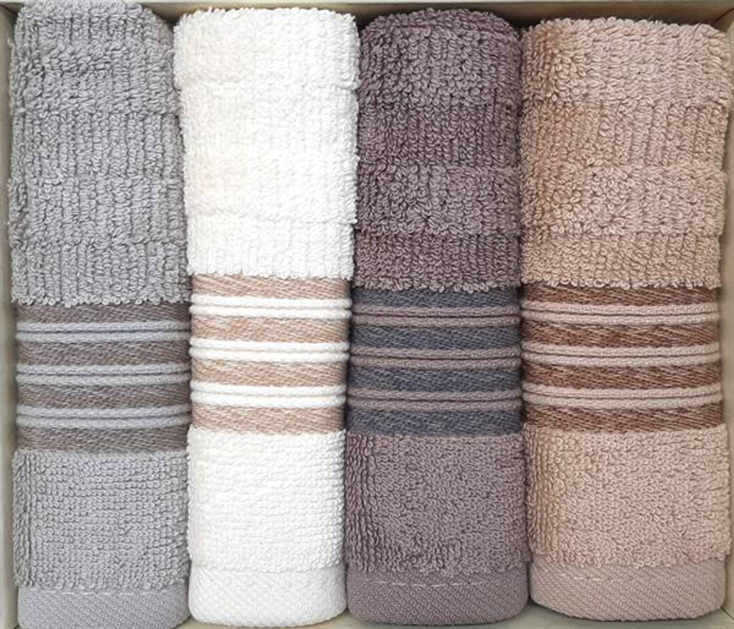 Набор полотенец Şikel 4 шт 30*50 см из Baumwoll в упаковке экономичный мягкий и впитывающий