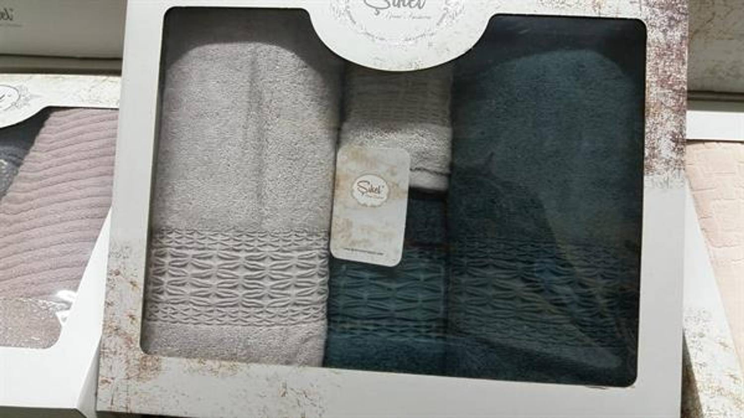 Şıkel Hammam Set Imperial Beige-Petrol