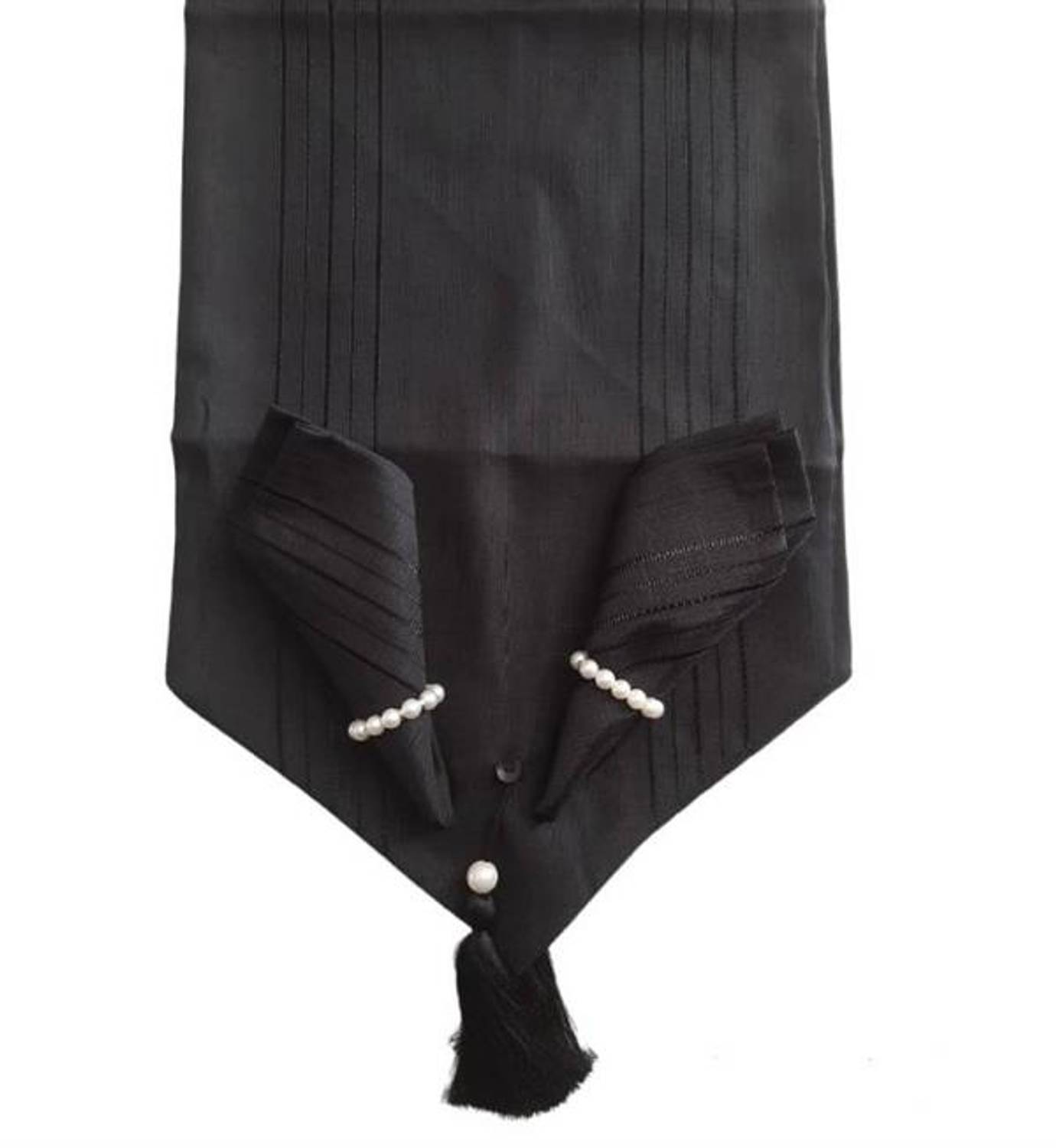 Atak Dowry Runner Table Set Carmen Black