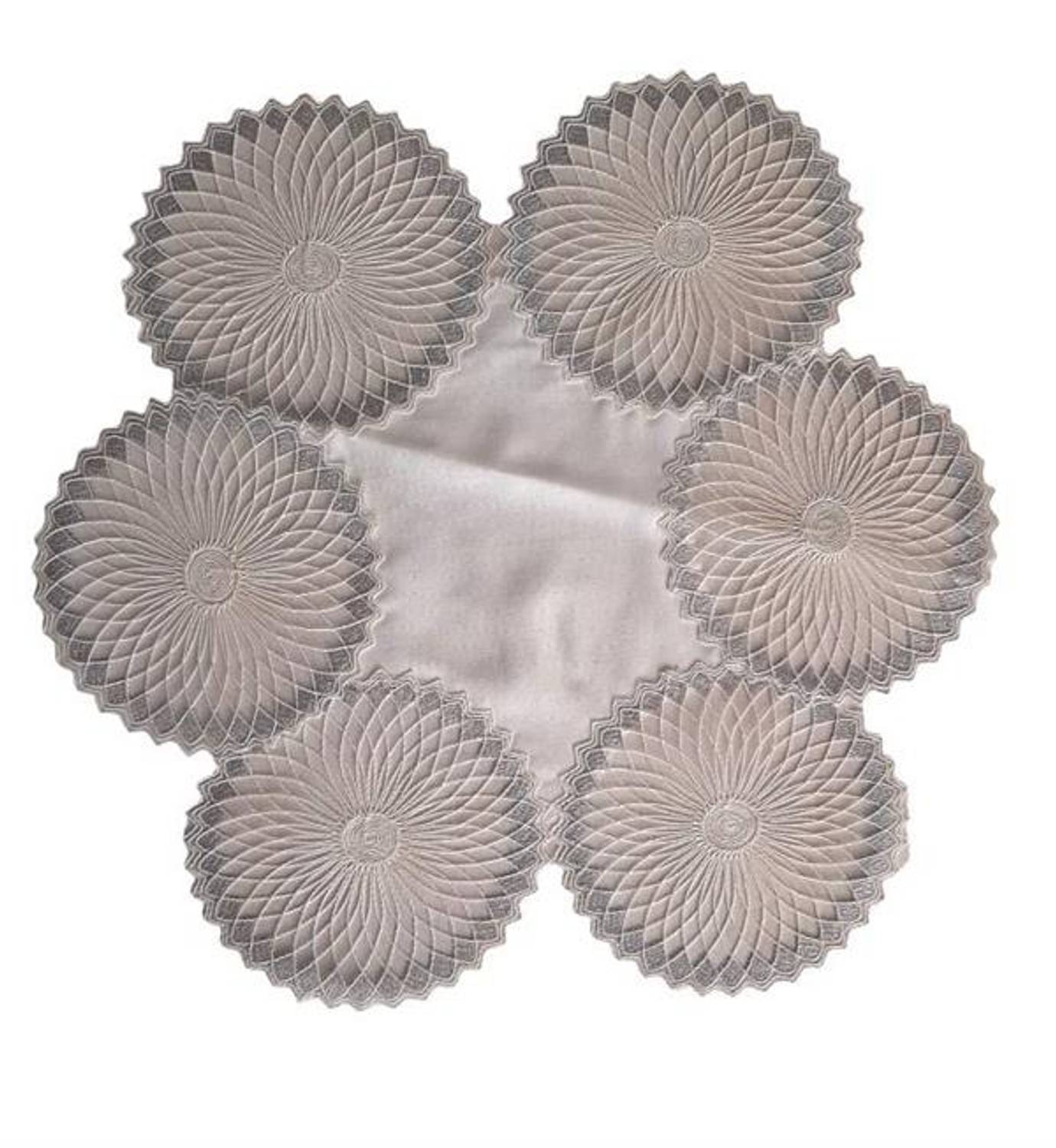 Atak çeyiz 5 parça Salon Takımı Mia Krem Gri