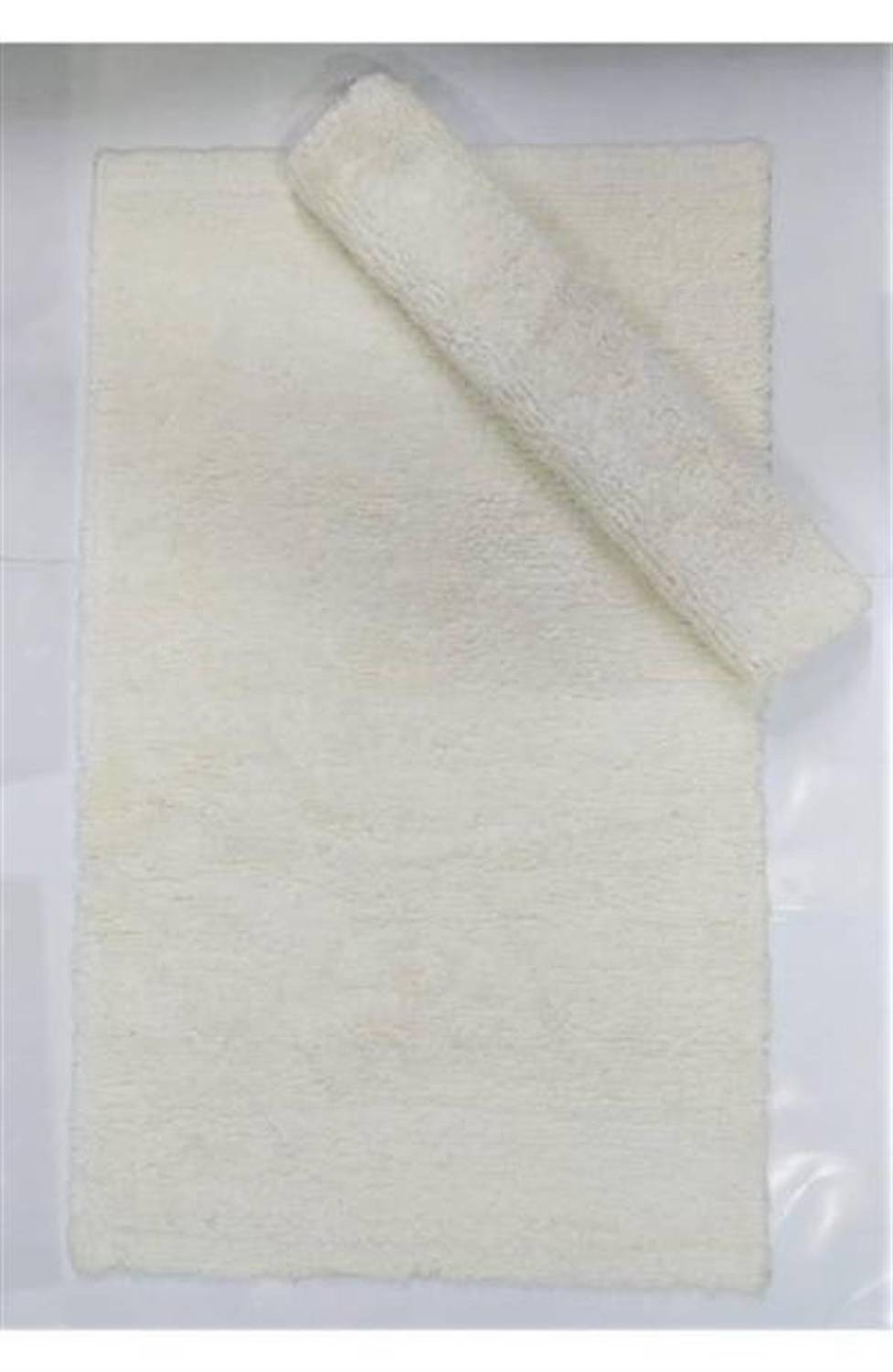 Котоновий комплект килимків Maco Tafting, бежевий, 60*100 см та 40*60 см