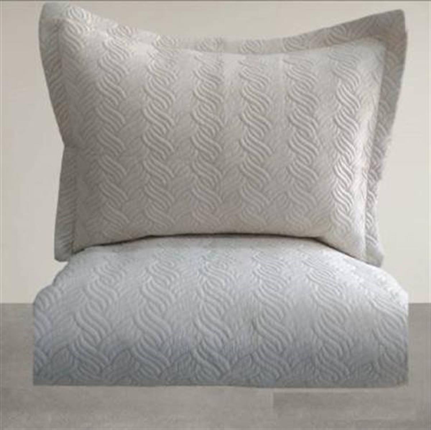 Zen Nare Embroidered Double Bedspread Cappuccino