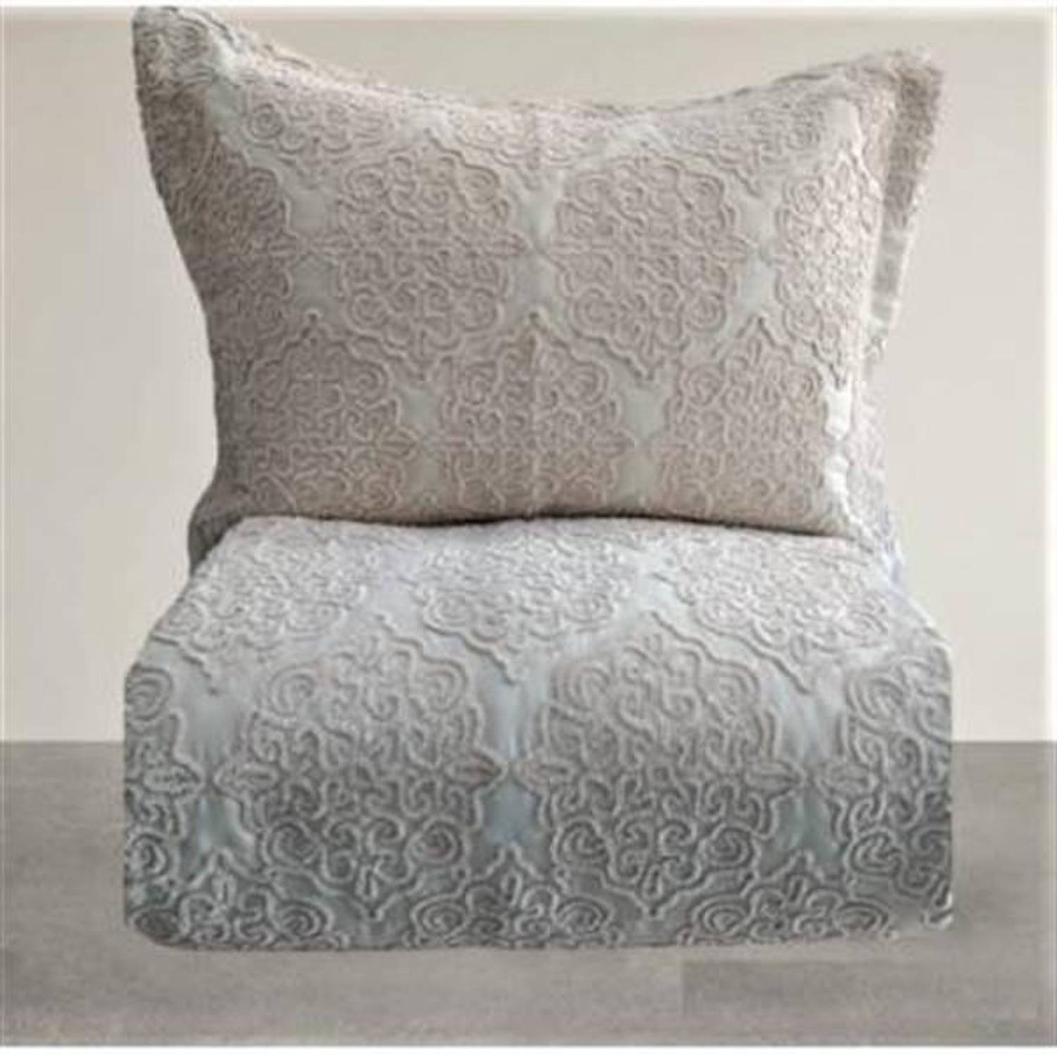 Набір постільної білизни Zen Zara: двоспальне покривало 250*260 см, 2 наволочки 50*70 см, поліестер, колір капучино