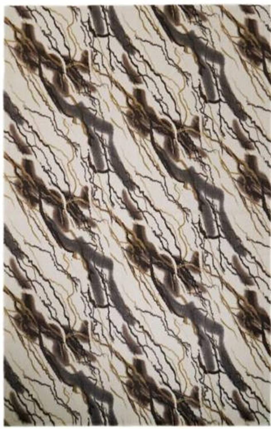 Килим Prizma 80x150 см, мармуровий, коричневий, для ванної кімнати