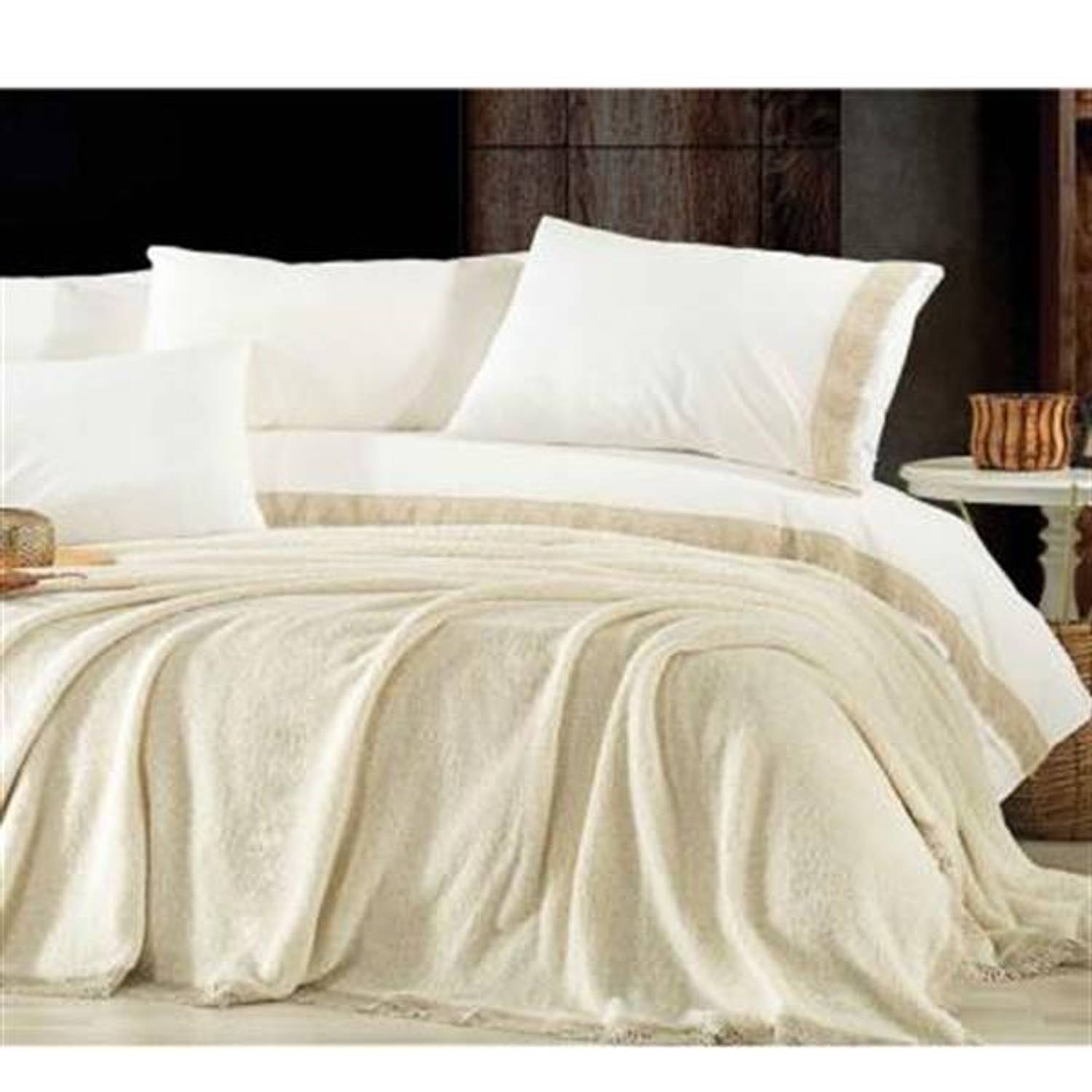 Набор постельного белья Nazik Home Чейиз Джасмин Крем