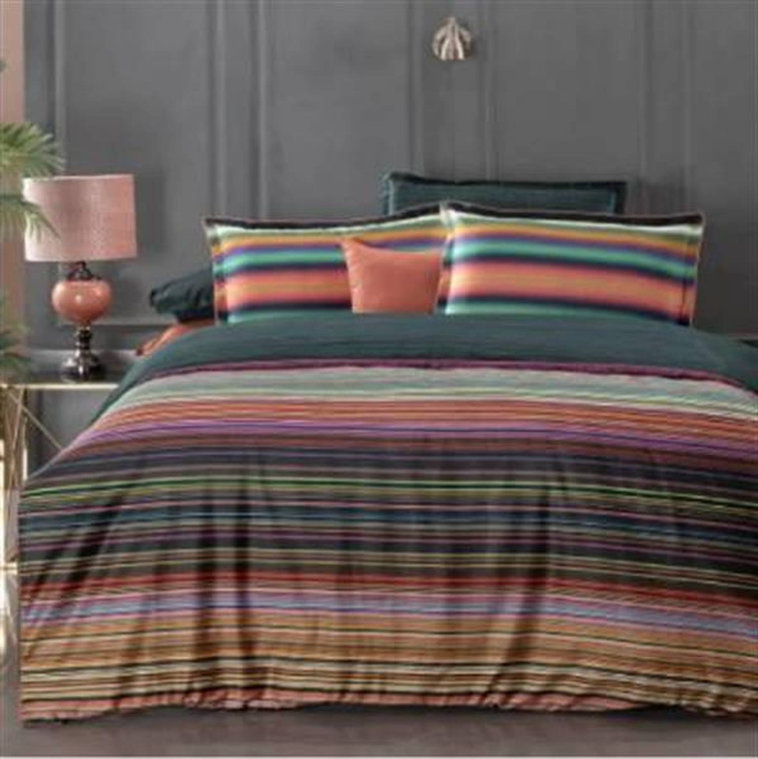 Ексклюзивний комплект постільної білизни для двоспального ліжка Sarev Brandon в кольорі персик з 100% бавовняного сатину