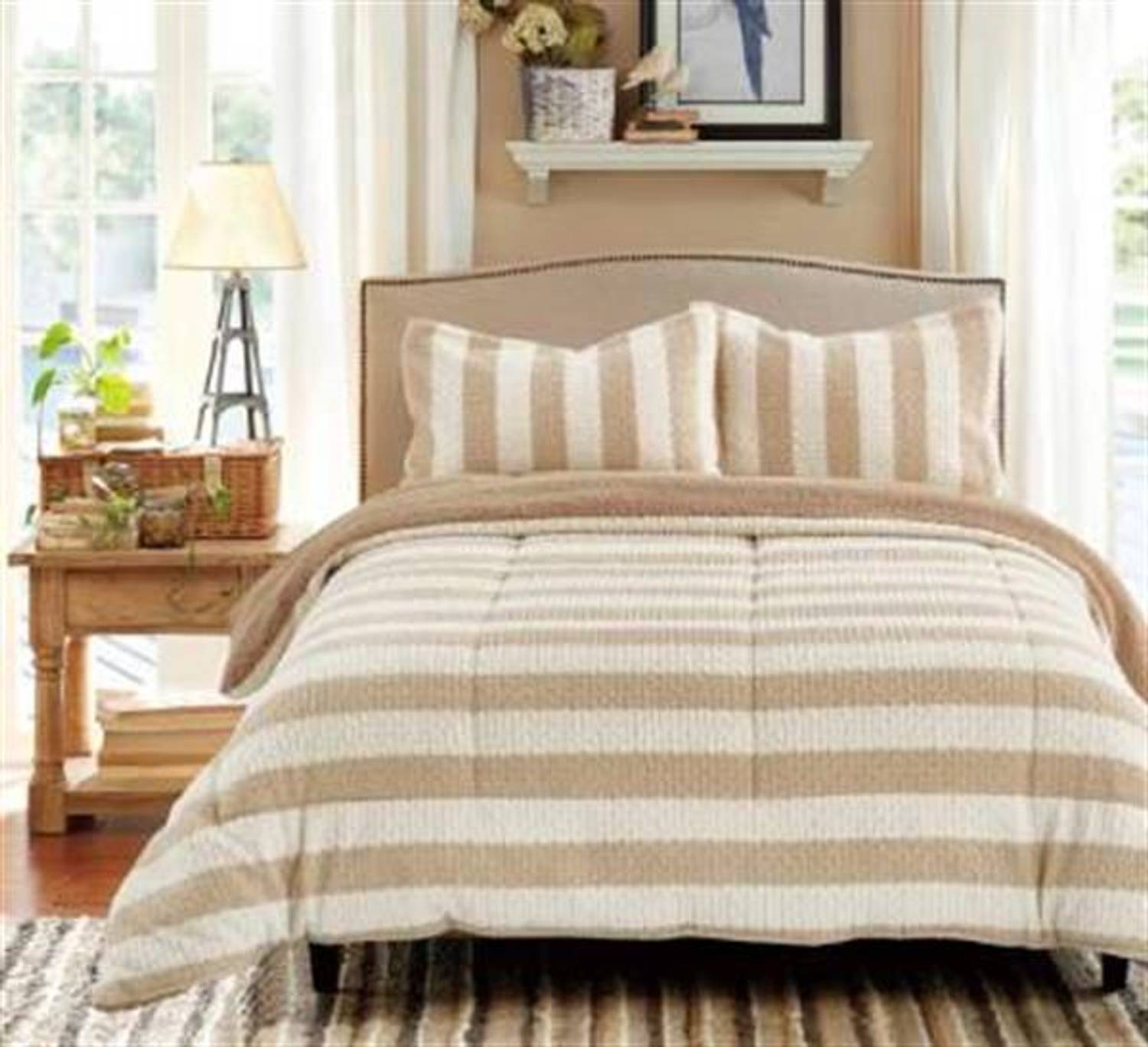 Evlen Home Çift Kişilik Kürk Yorgan Seti Eternity Kahve