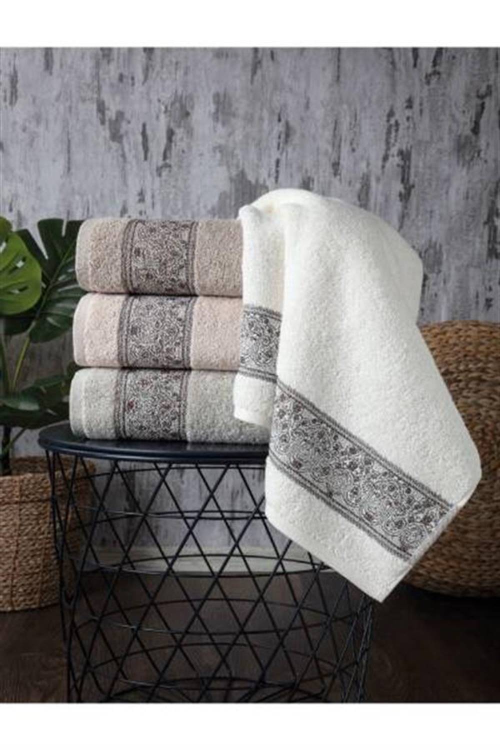 Pupilla 4'li Jakarlı Dray Havlu Marakes 50x90 Cm