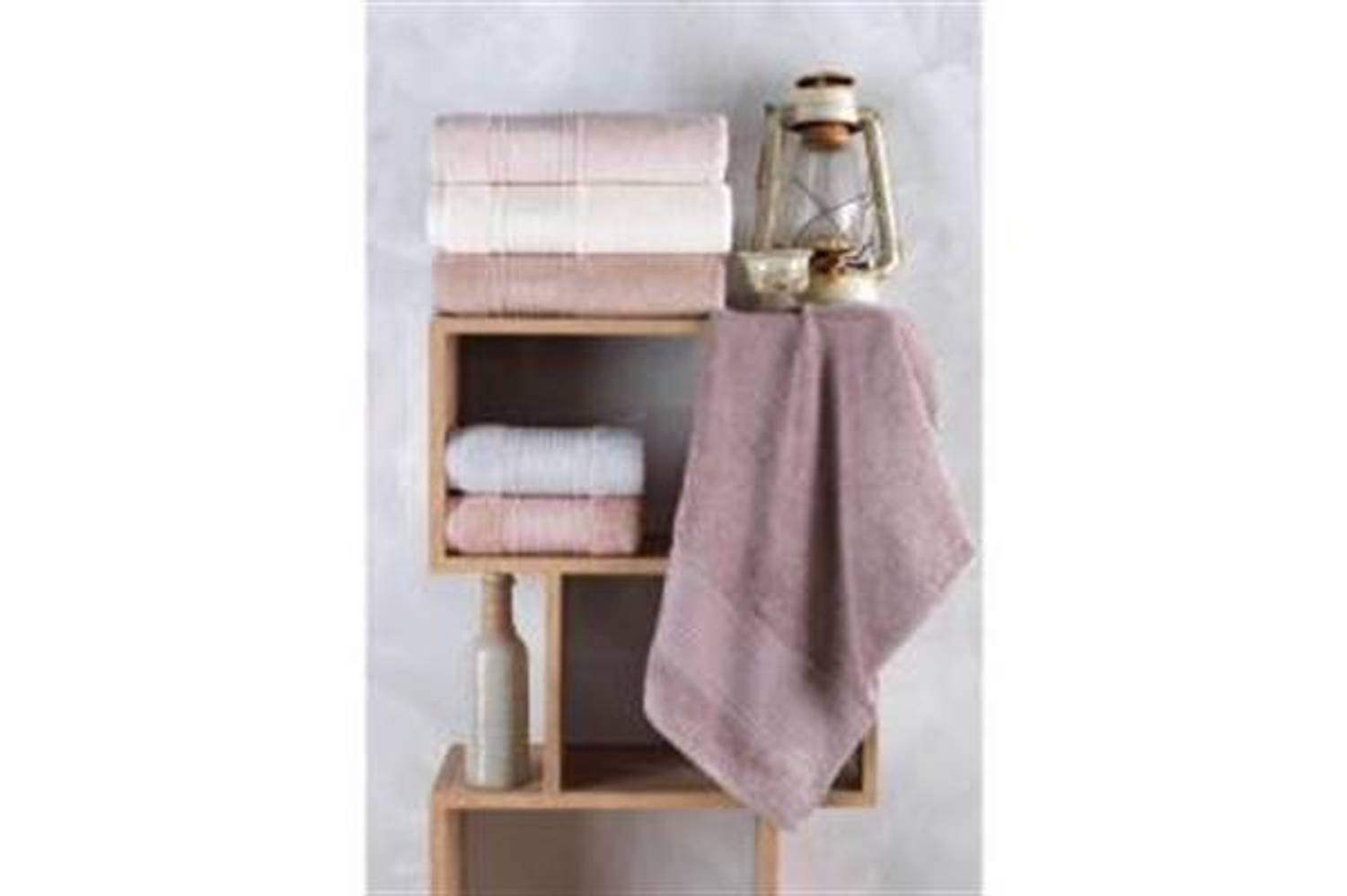 Шікель 6 штук набір рушників з бавовни 50*90 см перл