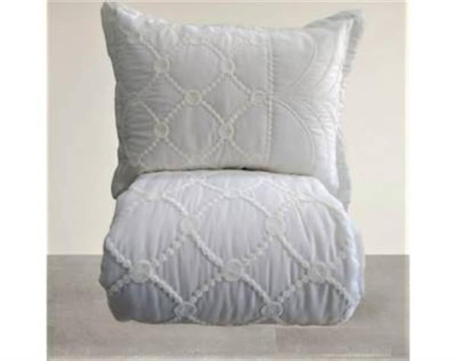 Mia Casa Home Bohem Nakışlı Çift Kişilik Yatak Örtüsü Krem