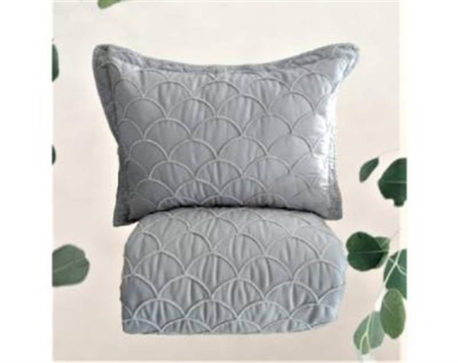 Mia Casa Home Avanos Nakışlı Çift Kişilik Yatak Örtüsü Gri