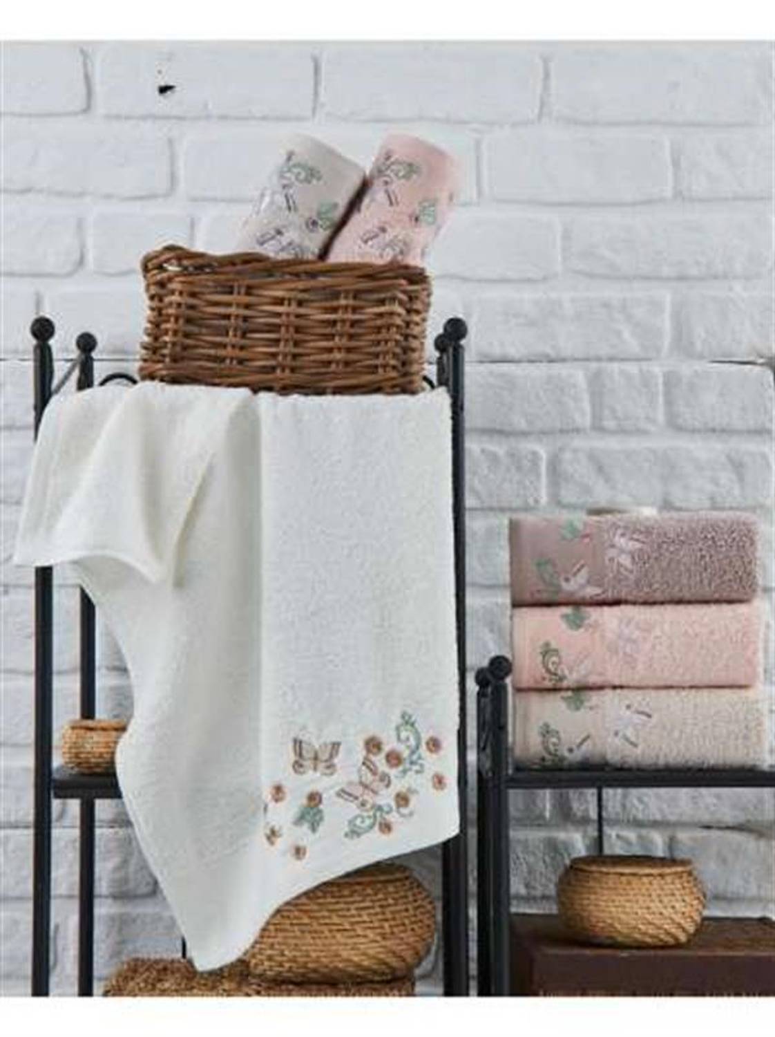 Şıkel 6 Lı 30*50Cm Mini Havlu Set Elit Kelebek