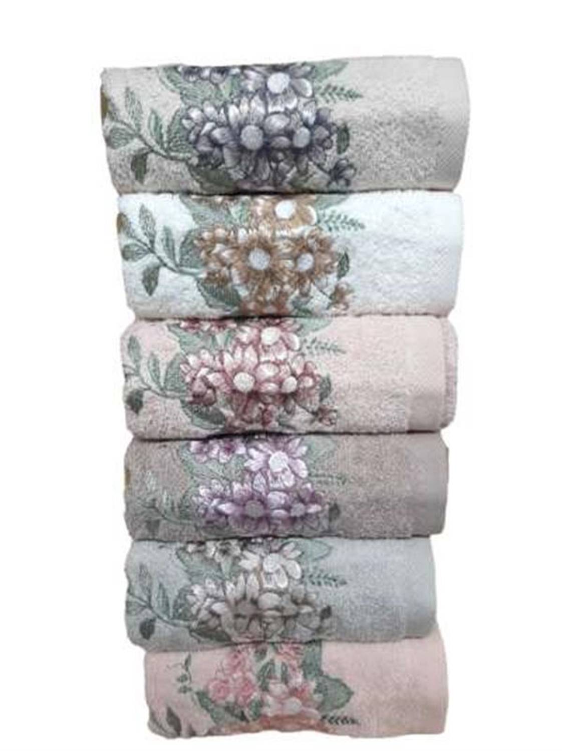 Şıkel 6 Lı 30*50Cm Mini Havlu Set Elit Gelincik