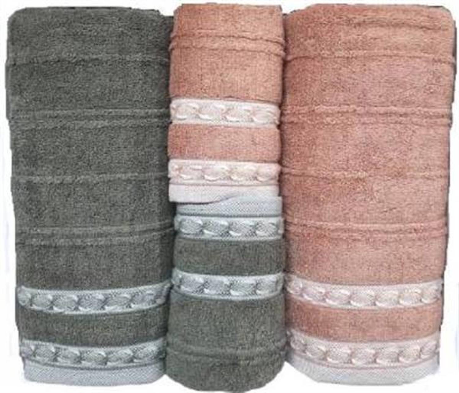 Şıkel Hamam Takımı Penye Şaika Pudra-Yeşil