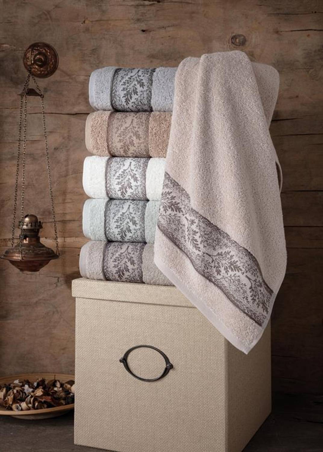 Комплект рушників Pupilla 6 штук, вищої поглинальної здатності, розмір 50x90 см